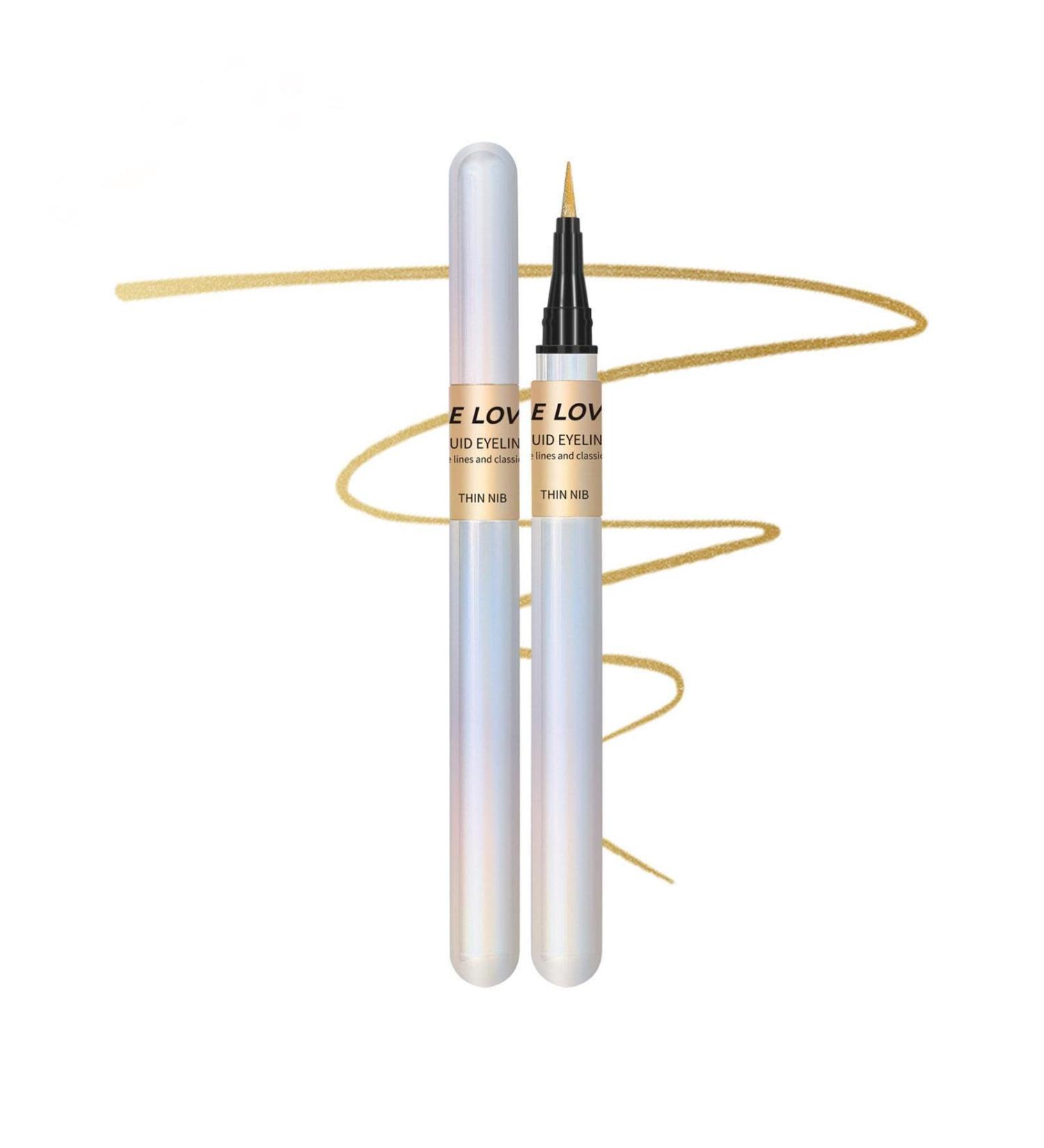 Makeup Eyeliner Liquid - Waterproof Liquid Eyeliners Matte Eye Liner Pens Highly Pigmented Quick Drying Waterproof Eye Liners for Women Makeup Shows Halloween All Eye Shapes Aviere 03# - Buy Online on GoSupps.com