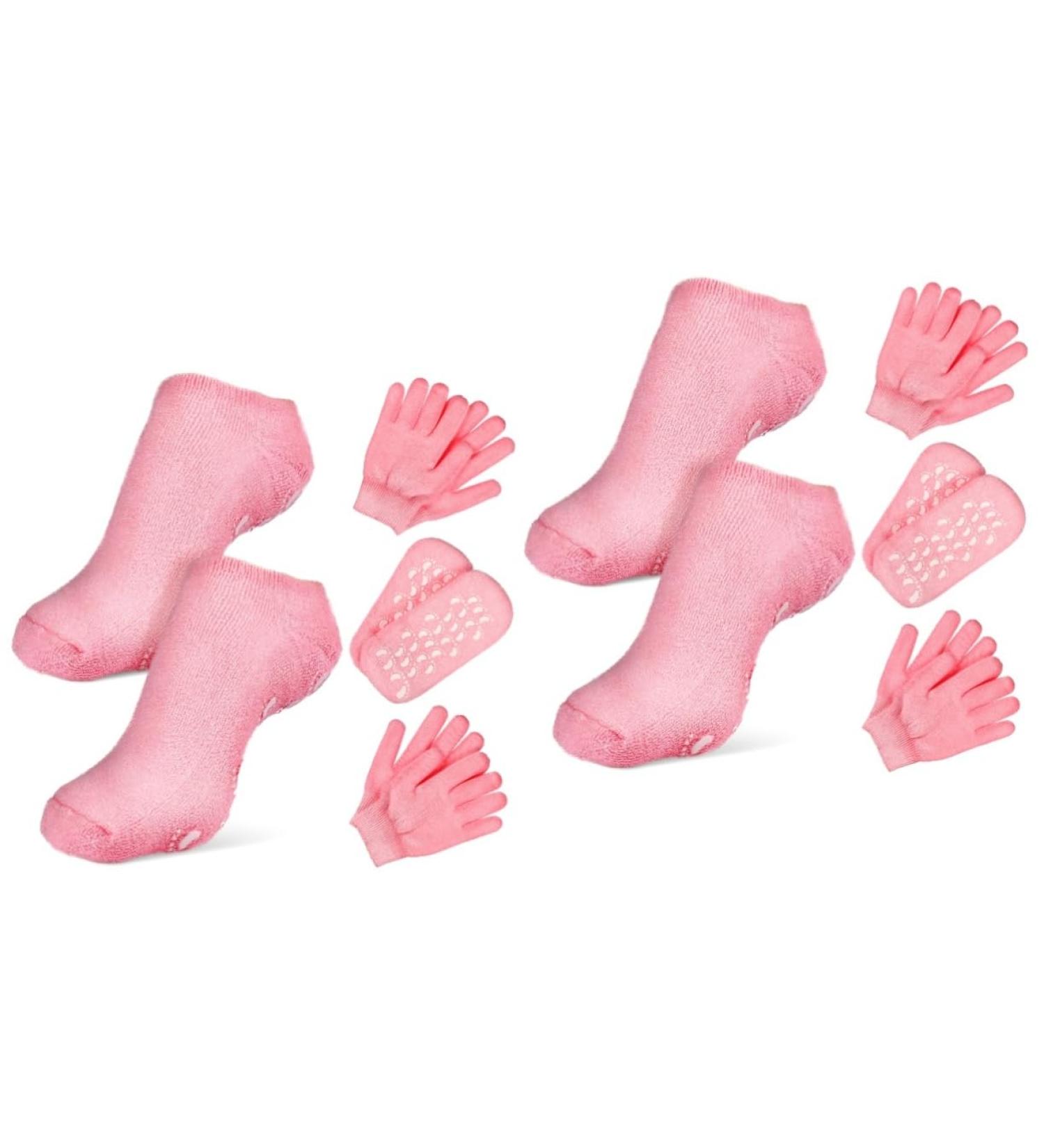 Beaupretty 4 Sets Spa Moisturizing Socks Mittens Gloves Feet Moisturizer Socks Hand Feet Skin Care Supplies Foot Care Socks Moisturizing Foot Socks Exfoliating Socks Remover Socks Gel - Buy Online on GoSupps.com