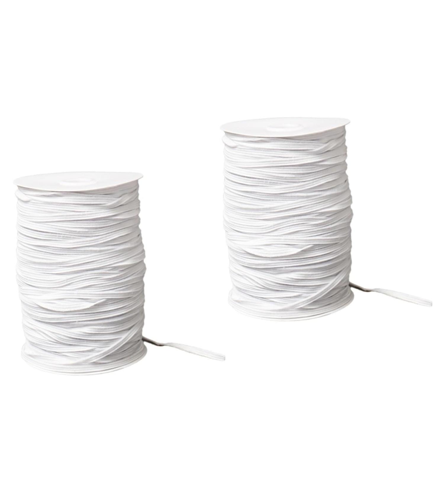 2-Pack Rubber Bungee Cord Elastic Carrier - Replacement Strap for Masks | Durable 7312x0.3cm Elastic Rope - Buy Online on GoSupps.com