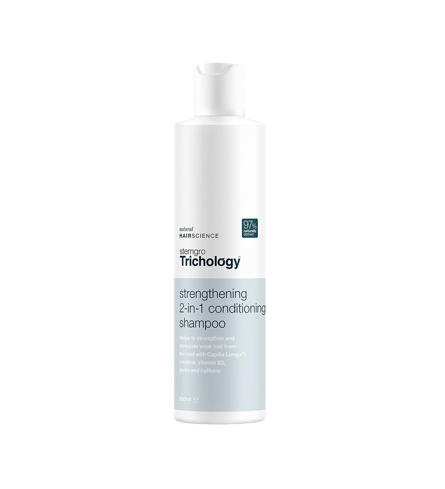 Stemgro Trichology Men's Hair Loss Shampoo & Conditioner 2-in-1 300ml - Natural Hair Growth Treatment with Caffeine & Biotin - Clinically Proven - 1 Pack - Buy Online on GoSupps.com