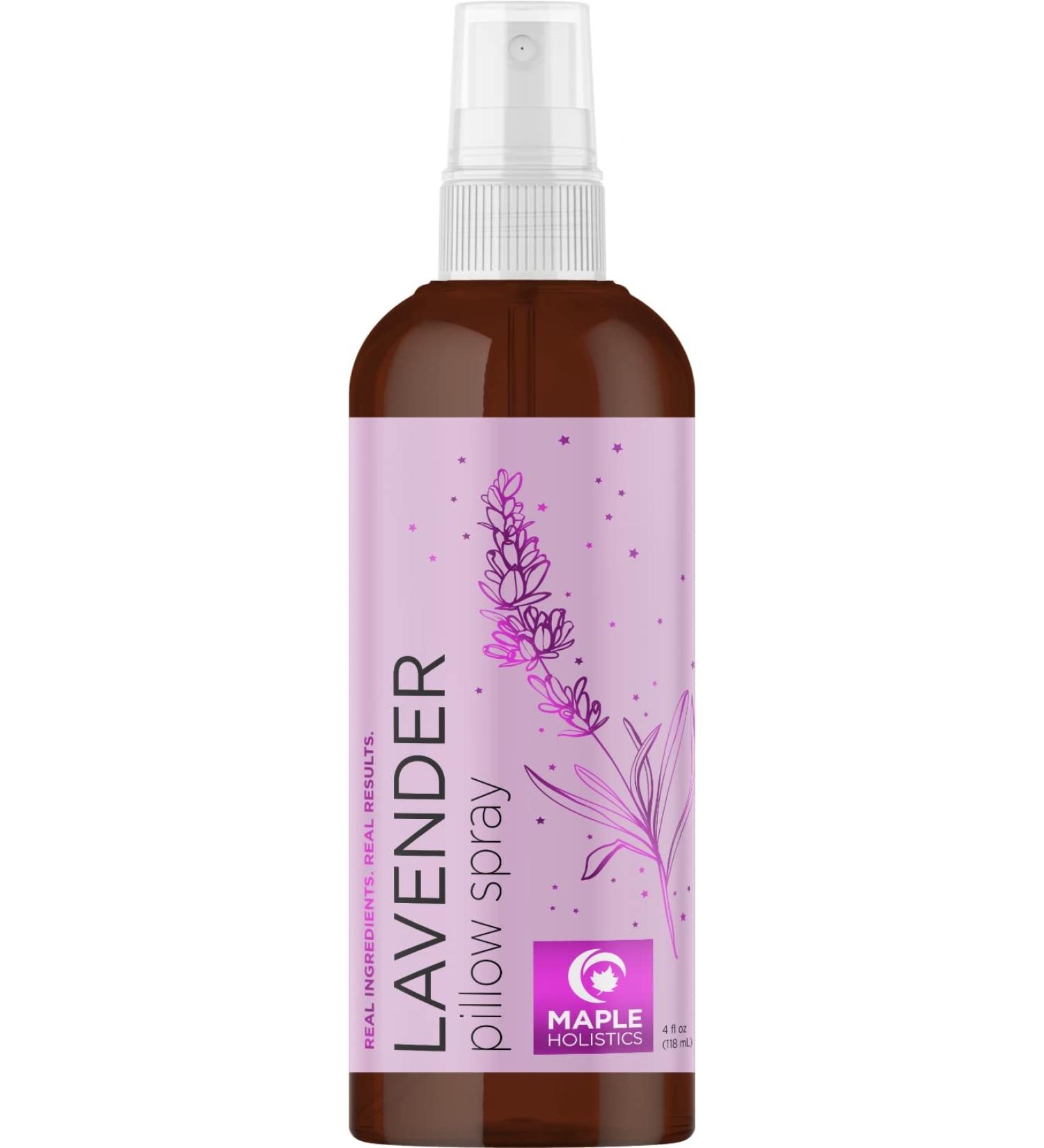 Lavender Sleep Spray with Chamomile - Bedtime Pillow & Linen Mist for Relaxation and Sleep - Essential Oil Room Spray for Restful Nights - Buy Online on GoSupps.com