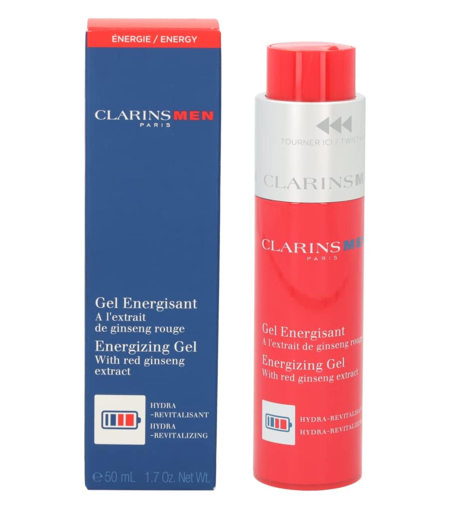 CLARINSMEN Energizing Gel | Mattifying Moisturizer for Men | Energizes and Hydrates Skin | Non-Sticky Formula | 1.7 oz - Buy Online on GoSupps.com