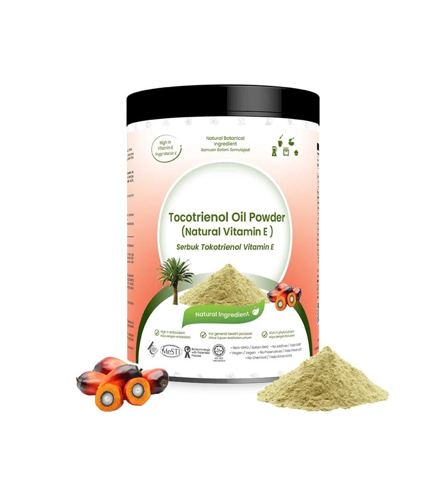 alibooster Tocotrienol oil powder Natural vitamin E 50g pure 100 natural without additives For soup smoothies pastries - Buy Online on GoSupps.com