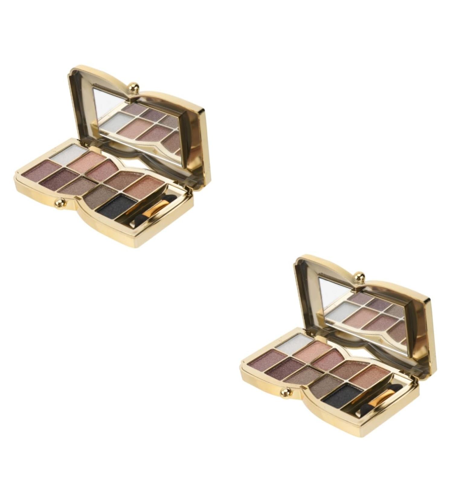HAPINARY 2 Pcs 10 Eyeshadow Dish Eyeshadow Powder Accessories for Eye Makeup Accessories Eye Shadow Pallet - Buy Online on GoSupps.com
