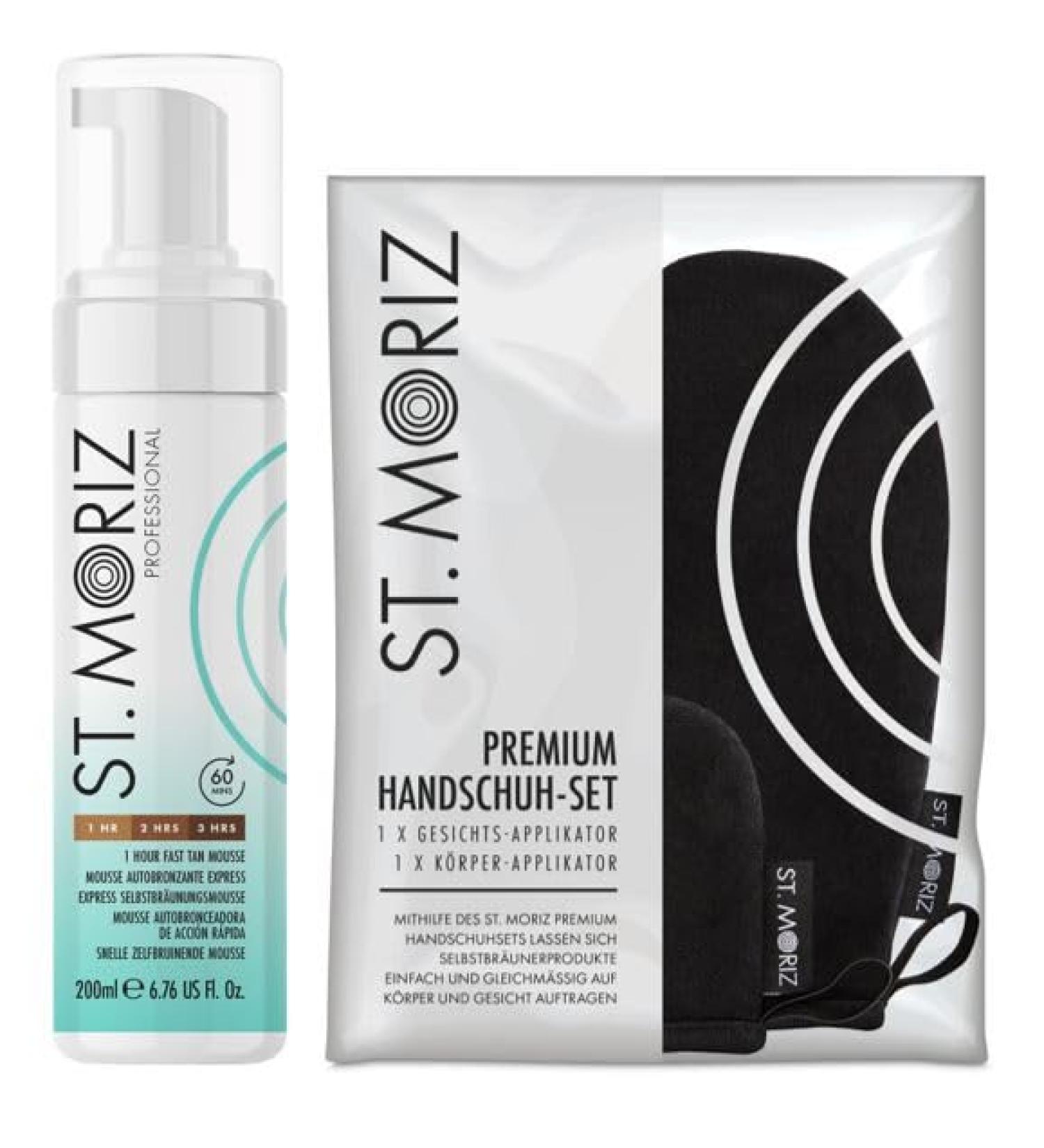 ST. MORIZ Professional Foam Express Self-Tanner + Applicator Kit - Buy Online on GoSupps.com