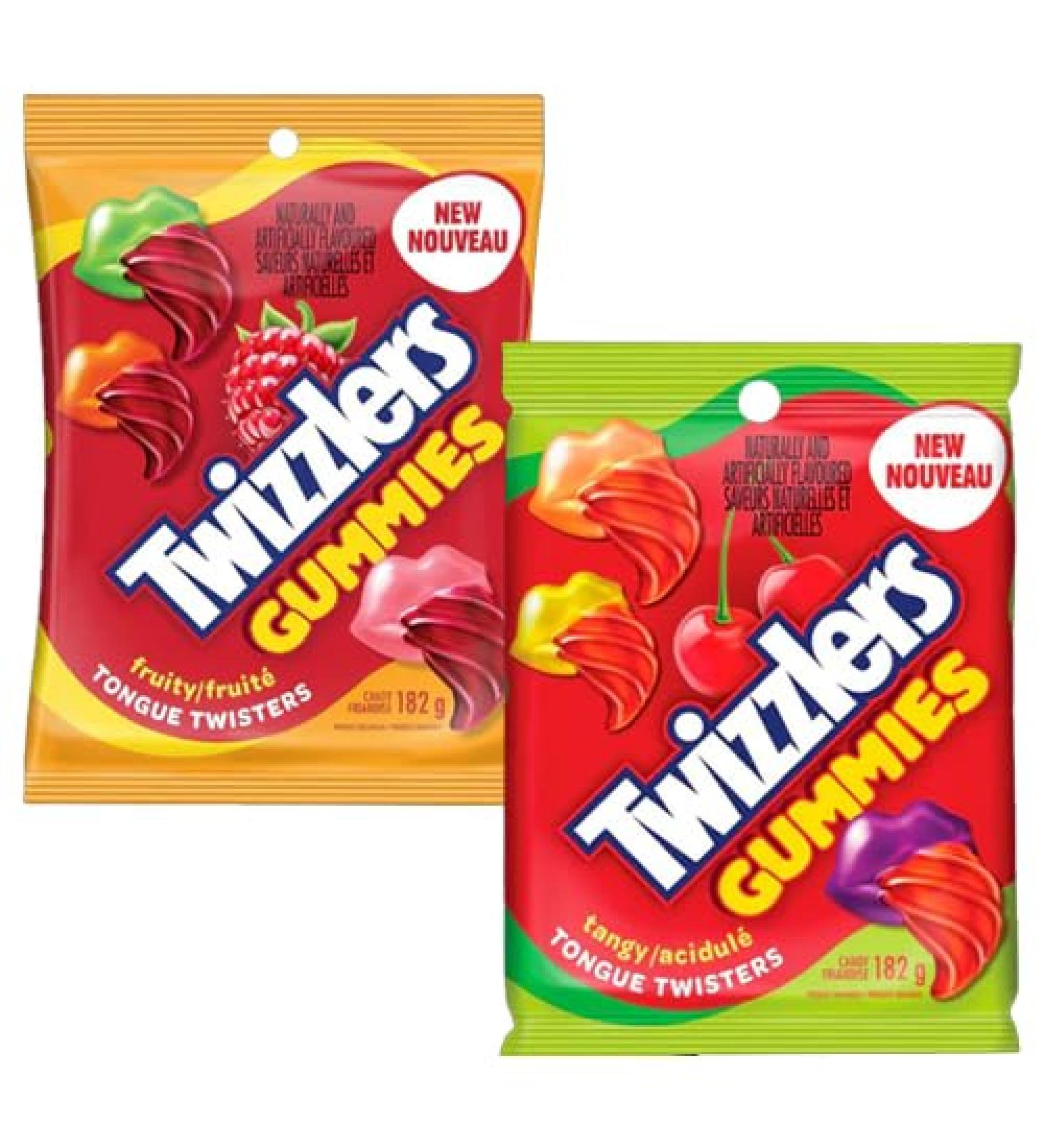 Twizzlers Tongue Twister Pack 182g (2 Mixed Flavours)