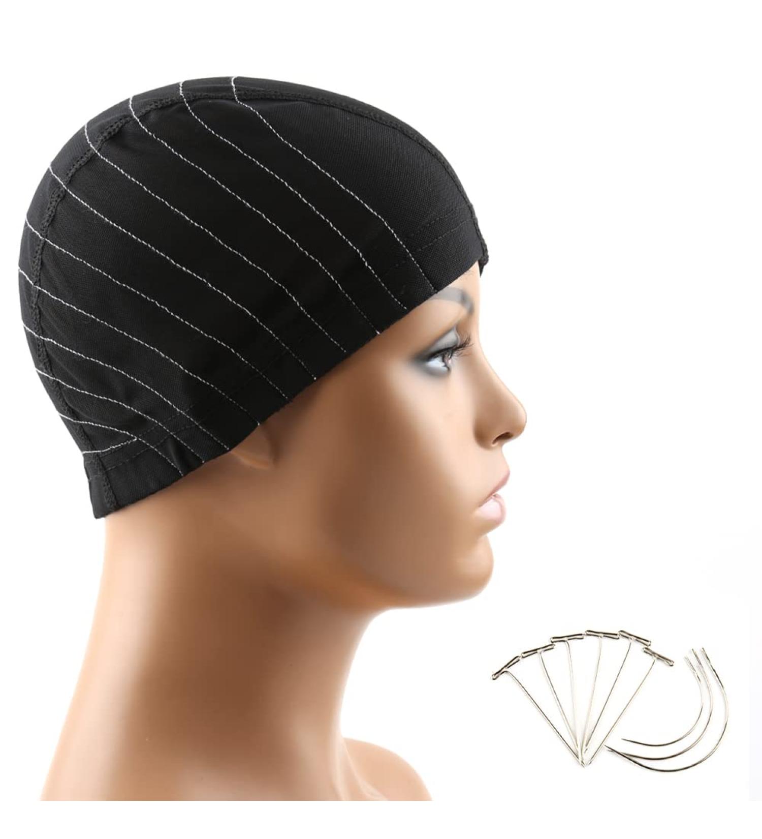 Shop Bella Hair Mesh Dome Wig Cap - Ideal for Beginners 5x5 Lace Closure Stretchable Black Hairnet with Guideline Map (Medium 21-22 - Buy Online on GoSupps.com