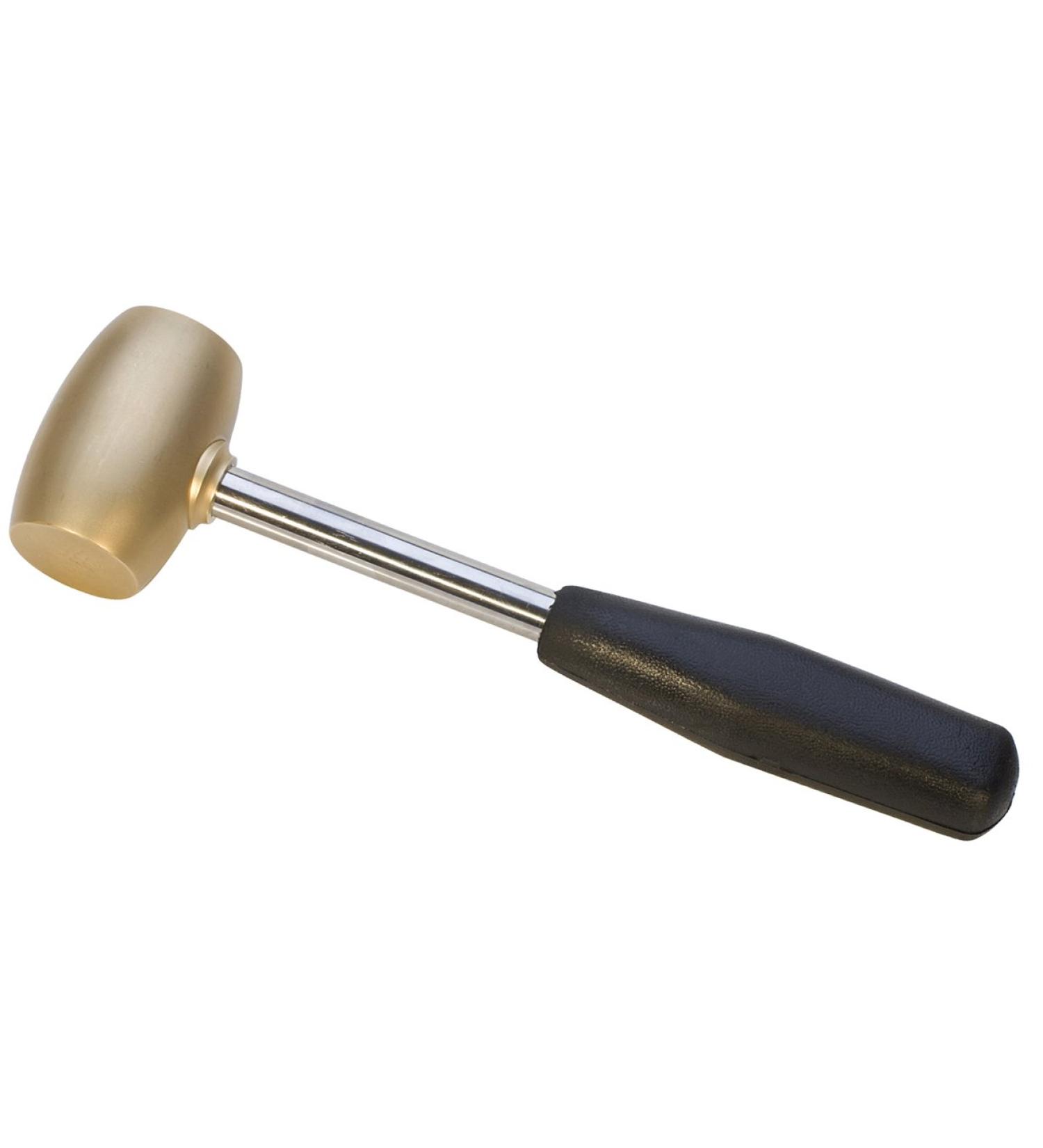2 Lb Brass Mallet For Stamping Texturing Forming Hammer Jewelry Making Tool