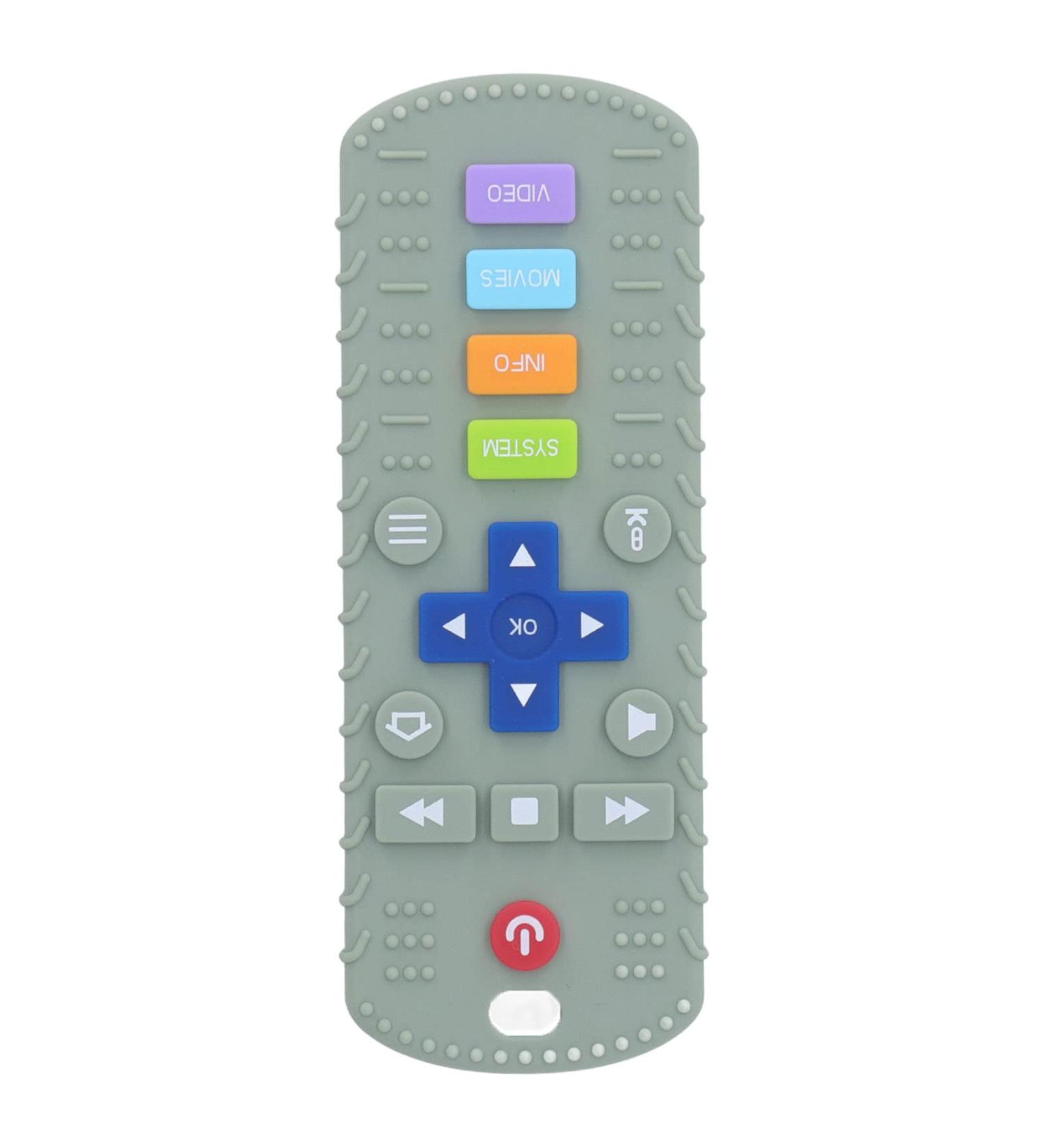 TV Control Teething Toy Relieve Anxiety Wear Resistant Fit Hand Baby Teething Toy Silicone for Baby Shower (Green) - Buy Online on GoSupps.com