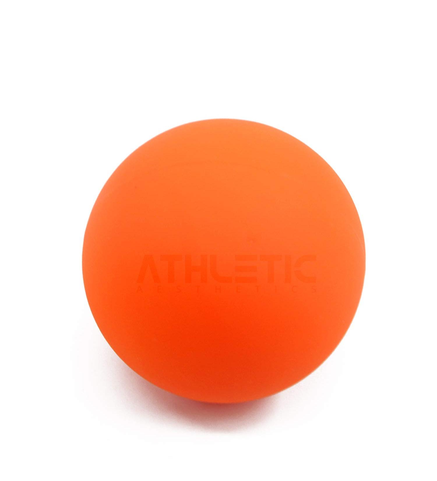 Orange 6cm Massage Ball - Perfect for Self-Massage Trigger Point Therapy & Lacrosse Ball Use - Buy Online on GoSupps.com