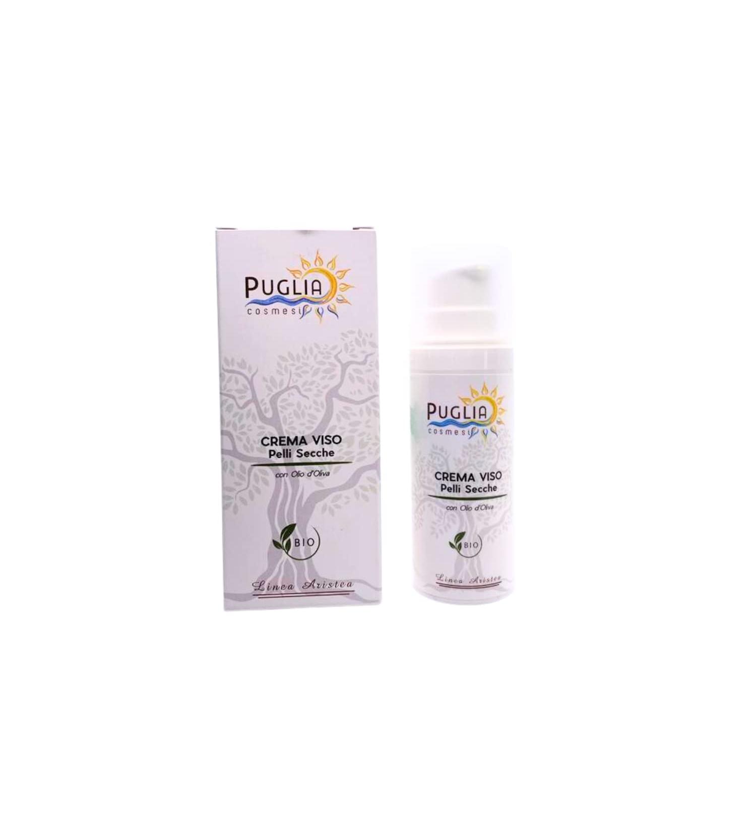  Puglia cosmesi Dry skin face cream with olive oil aloe vera shea butter - Buy Online on GoSupps.com