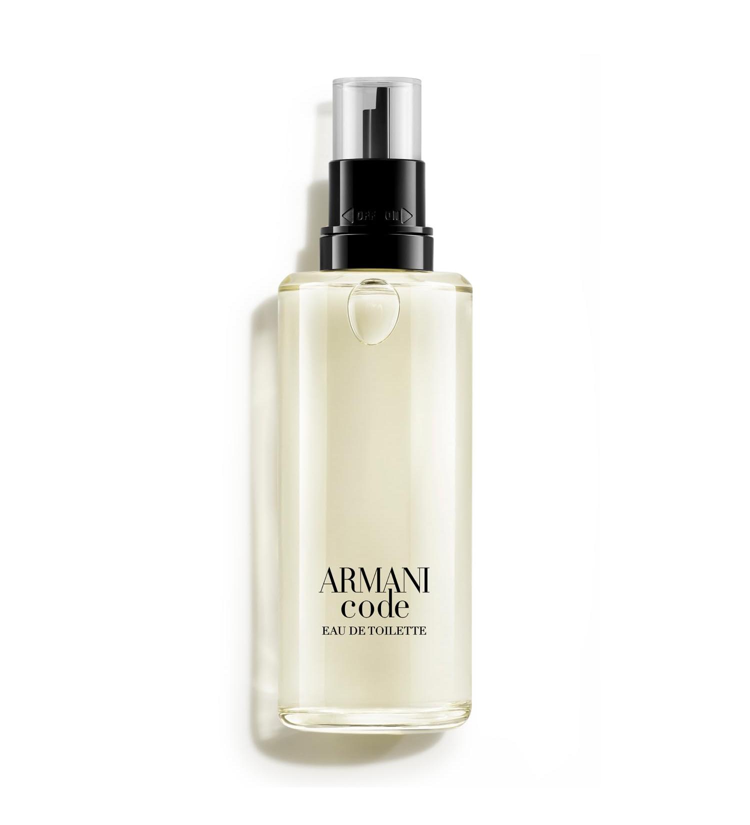 Armani Beauty- Code - Eau de Toilette - Cologne for Men - Ambery Woody Fragrance - Citrus Lavandin Tonka Bean Notes REFILL - 5.0 Fl Oz - Buy Online on GoSupps.com
