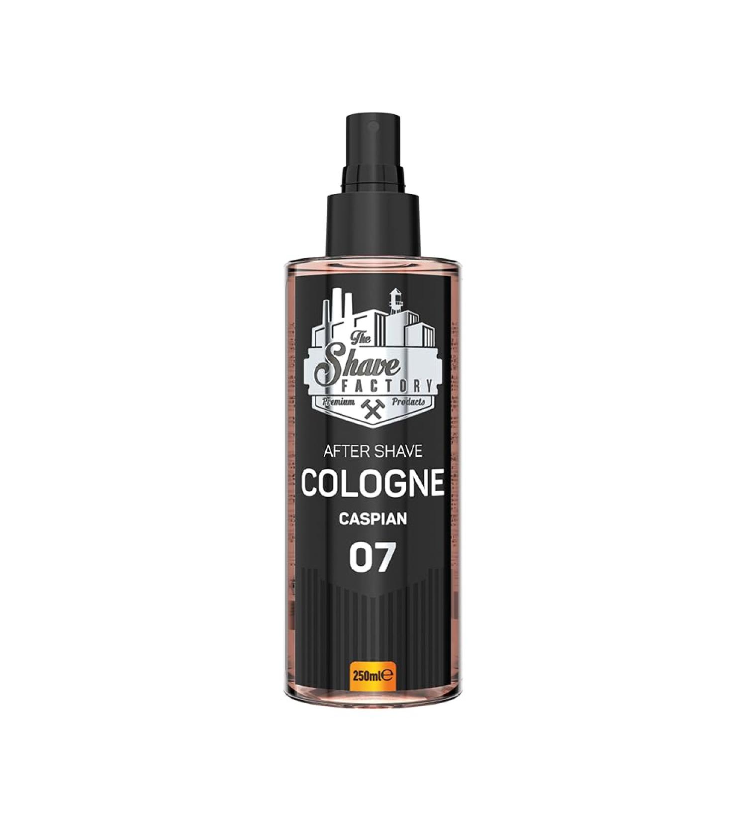 the shave factory After Shave Cologne Series (07 Caspian 250ml (8.45 fl. oz)) 07 Caspian 8.45 Fl Oz (Pack of 1) - Buy Online on GoSupps.com