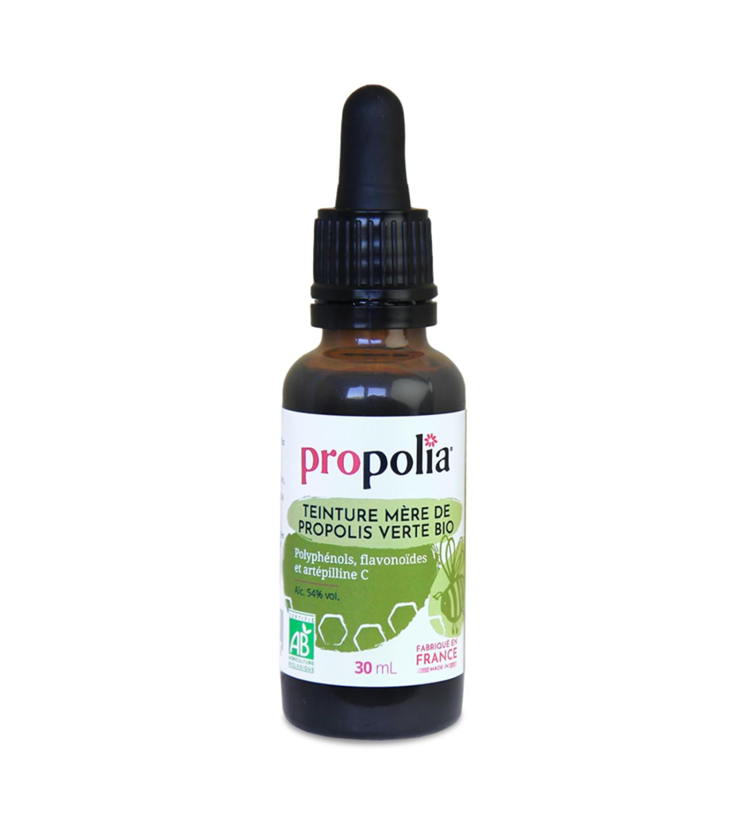 PROPOLIA - Teinture m re Propolis Verte Bio - Immunit & D fenses Naturelles - Haute Concentration (21%) - Sans gluten - Fabriqu e en France - Flacon 30 Ml - Buy Online on GoSupps.com