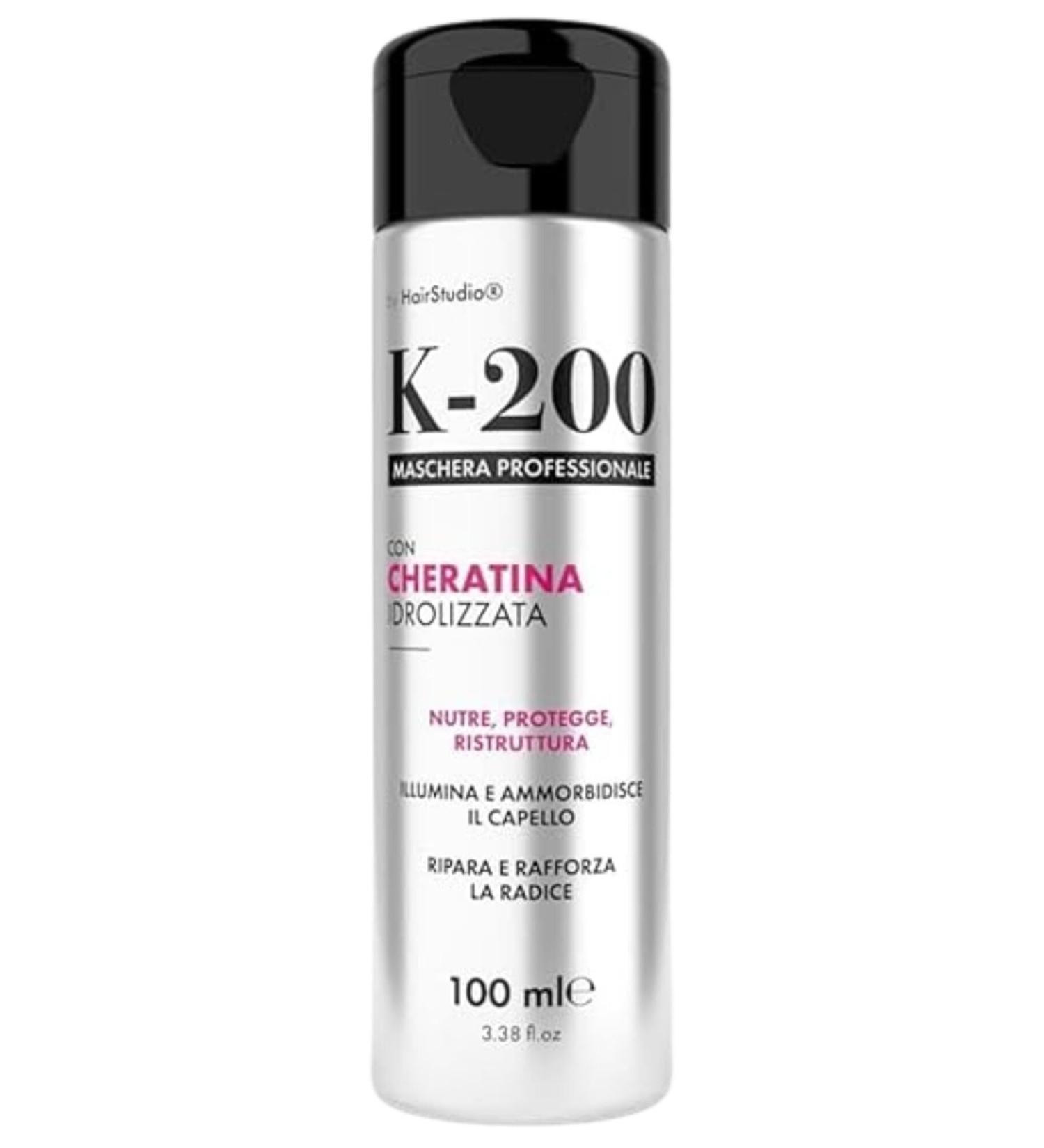 Aloha Labs K200 Repairing Hair Mask with Hydrolyzed Keratin Argan Oil Hyaluronic Acid and Panthenol Protects Nourishes and Repairs Intensive Nutrition 200 ml - Buy Online on GoSupps.com