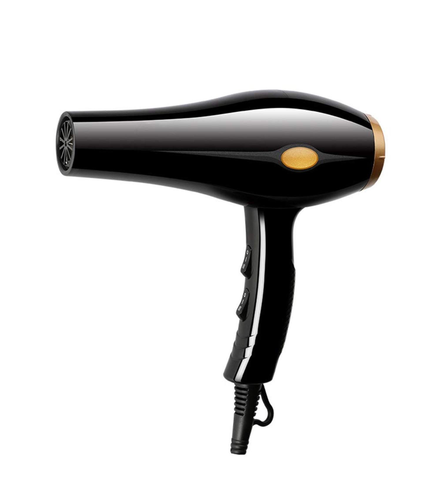 High Power Hair Dryer Professional Ionic Hair Dryer 2000W Salon Lightweight Hairdryer Hairdryer with Hot-Cold Heat Setting for Home & Salon 2 Metre Power 220V-240V Black Small Gift - Buy Online on GoSupps.com