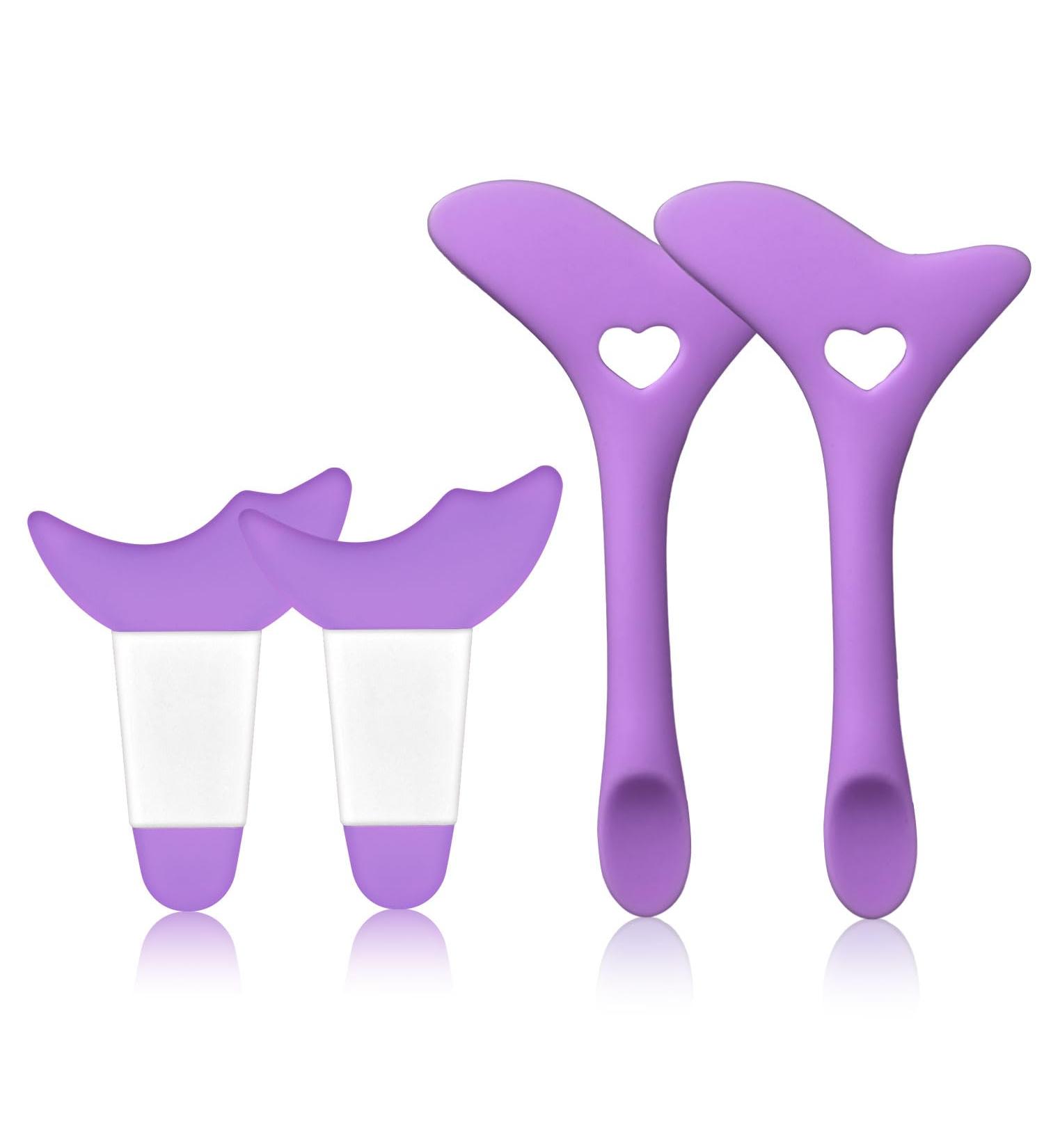 4pcs Eyeliner Stencils Multifunction Reusable Silicone Eyeliner Aid Tool Eyeliner Guide Tool Mascara Shield Applicator Eye Makeup Stencils for Eyeliner Eyelashes Eyeshadow Lipstick (Purple) - Buy Online on GoSupps.com
