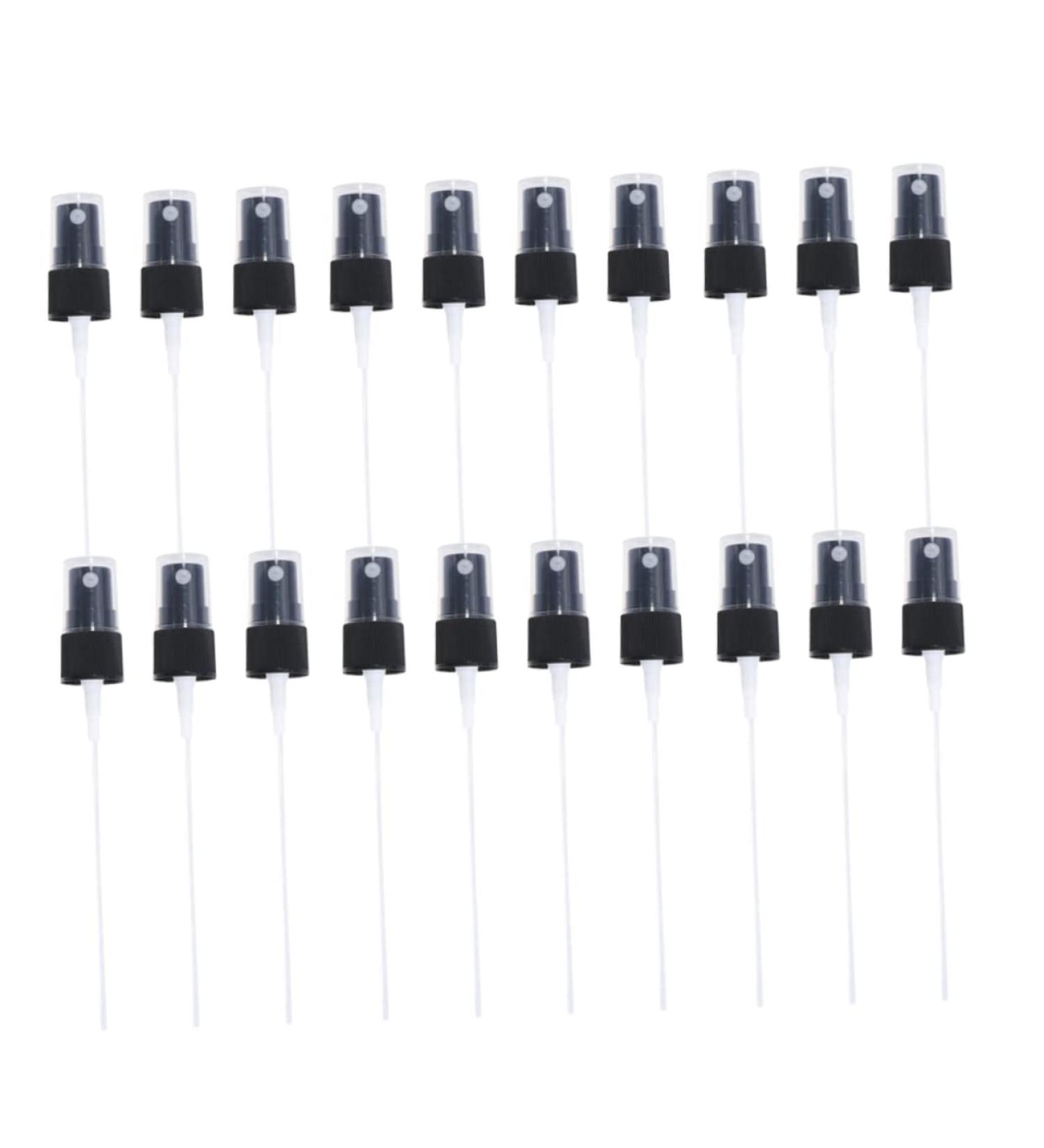 HAPINARY 20pcs Sparyer Accessories Portable Spray Bottle Cosmetic Bottles Spray Bottle Pump Perfume Spray Head Hand Soap Dispenser Shampoo Pump Spray Caps Essential Oil Spray Tops 15.00X2.00X2.00CM Black - Buy Online on GoSupps.com