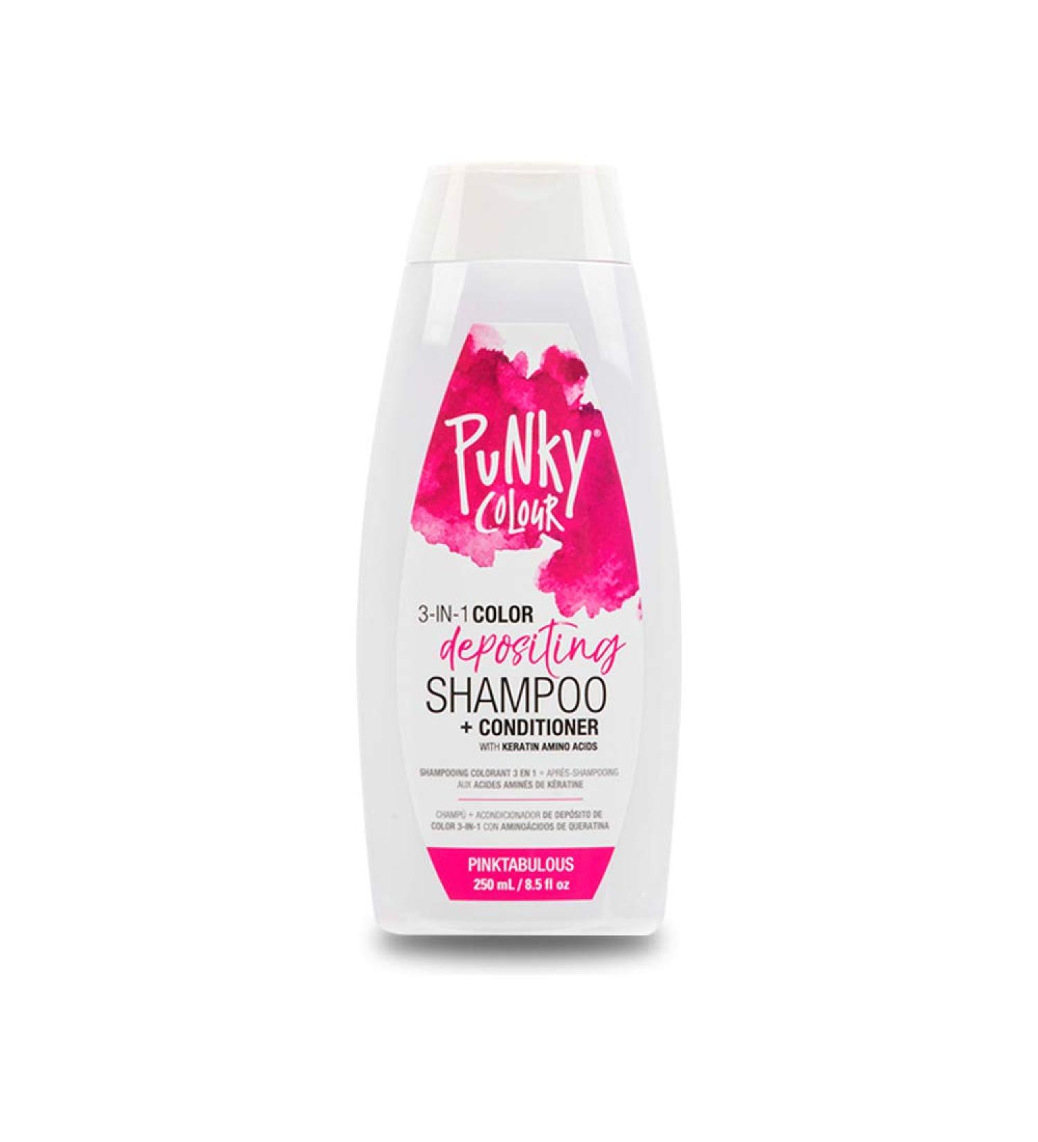 Punky Pinktabulous 3-in-1 Color Depositing Shampoo & Conditioner with Shea Butter and Pro Vitamin B that helps Nourish and Strengthen Hair 8.5 oz 1 Count (Pack of 1)
