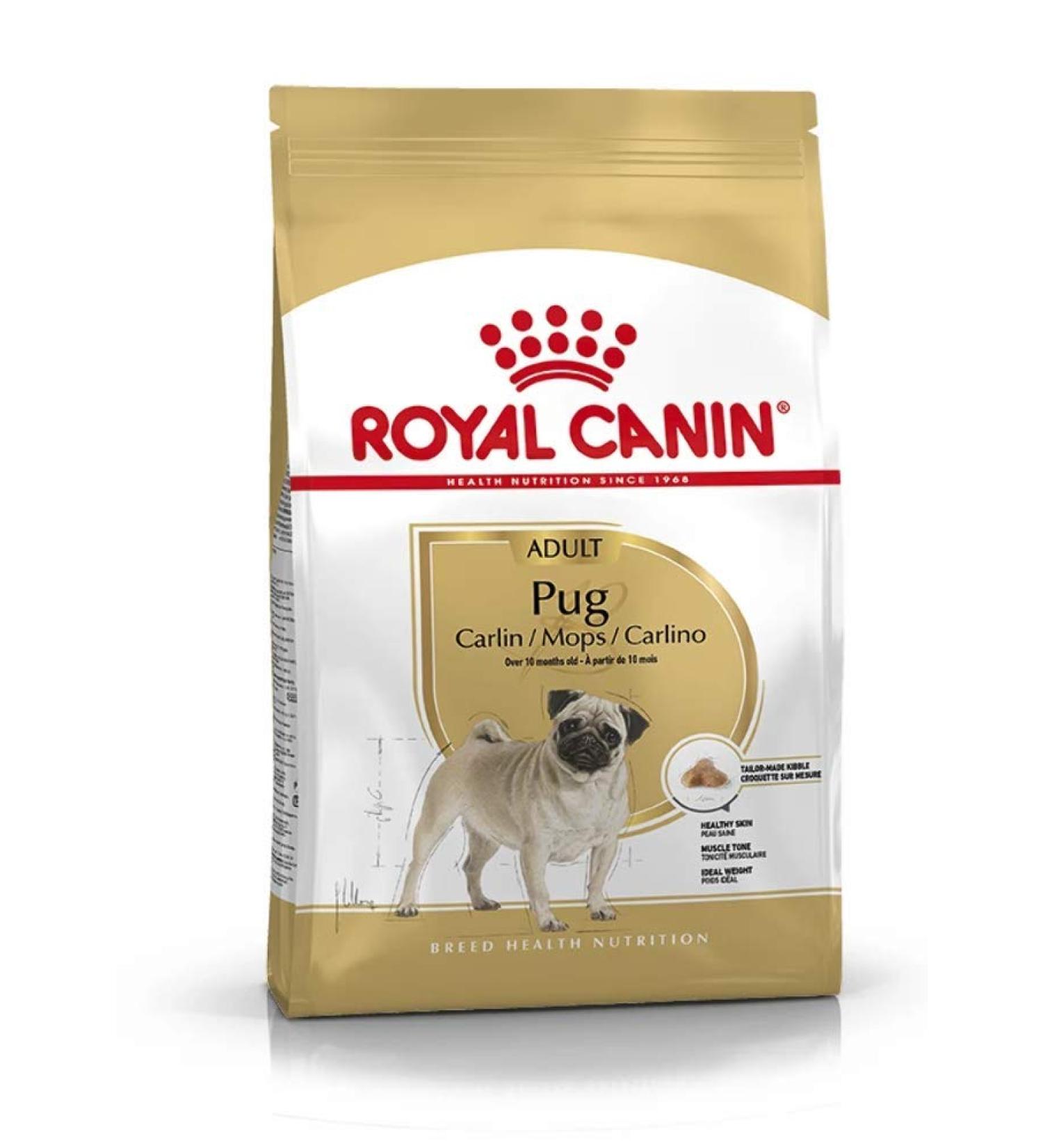 7.5KG Royal Canin Pug Adult Complete Dog Food 7.5 kg (Pack of 1) - Buy Online on GoSupps.com