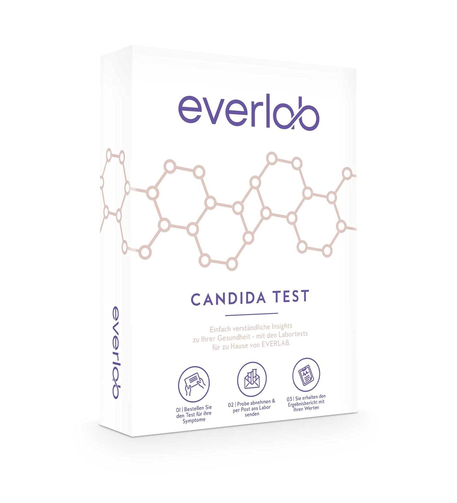 Everlab Candida Test Quick & Simple At-Home Test for Candida Albicans & Other Mushrooms | Stool & Tongue Smear Self-Test - Buy Online on GoSupps.com