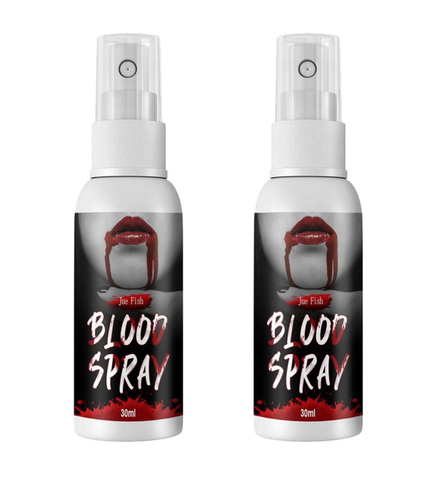 GANAZONO Halloween Party Supplies: 2PCS Fake Blood Spray for Clothes, Face & Eyes - Halloween Makeup Props Kit - Buy Online on GoSupps.com