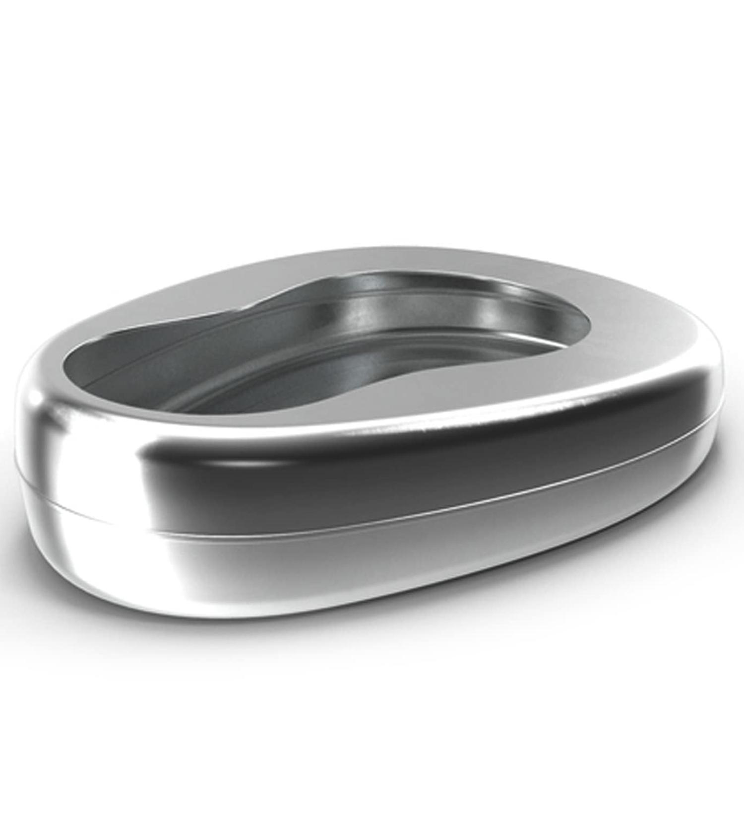 Stainless Steel Bedpan with Lid Firm Thick Stable Bedpan Heavy Duty Smooth Contoured for Male Female Bed-Bound Patient Personal Care - Buy Online on GoSupps.com