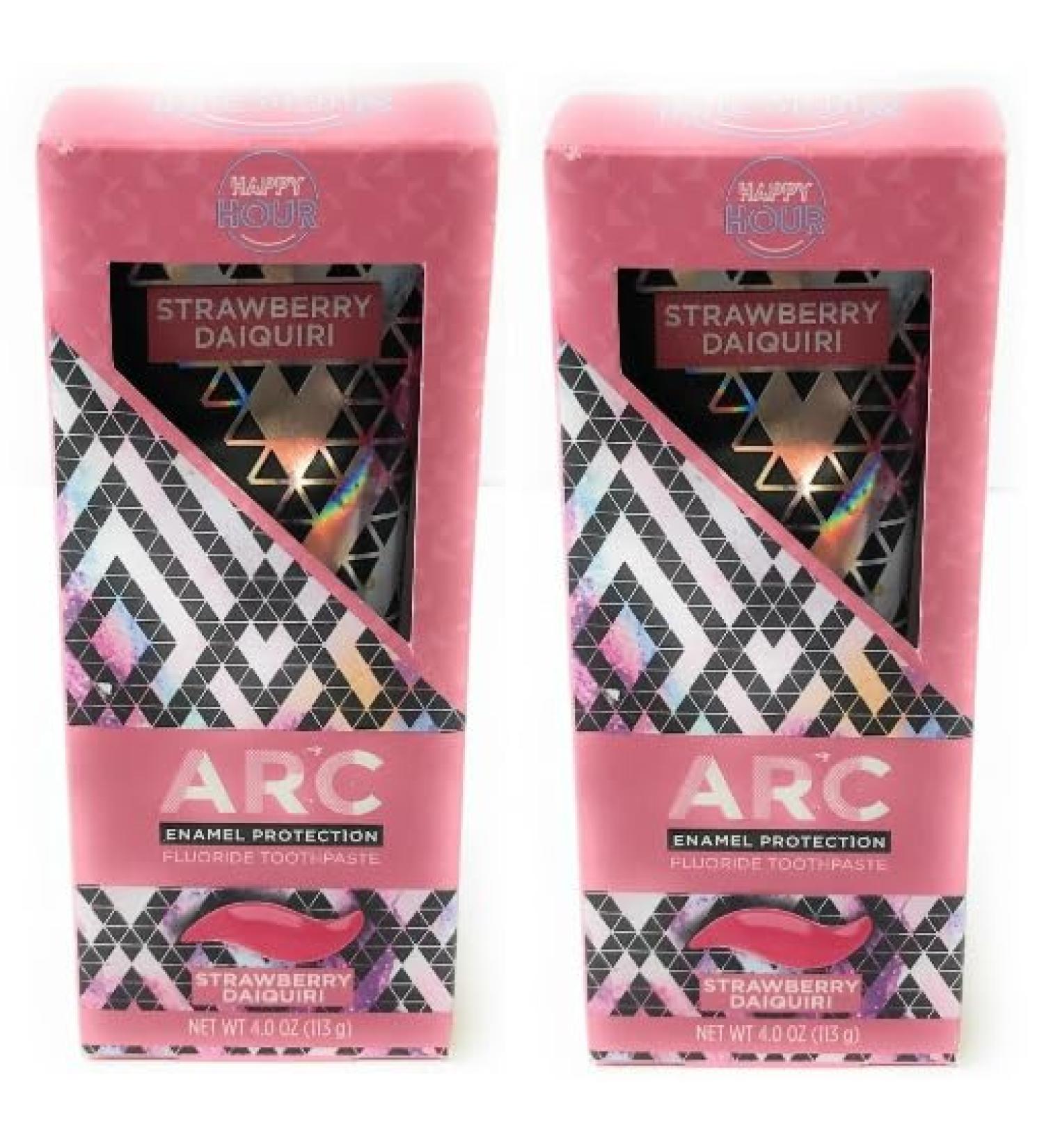 ARC Strawberry Daiquiri Fluoride Toothpaste - Enamel Protection 4oz Set of 2 | International Shipping - Buy Online on GoSupps.com