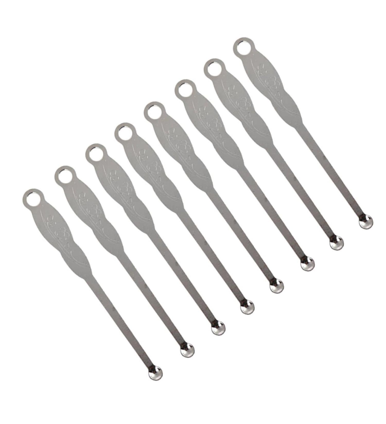 100pcs Stainless Steel Ear Wax Curette | Ear Pick Cleaner Tool - Buy Online on GoSupps.com