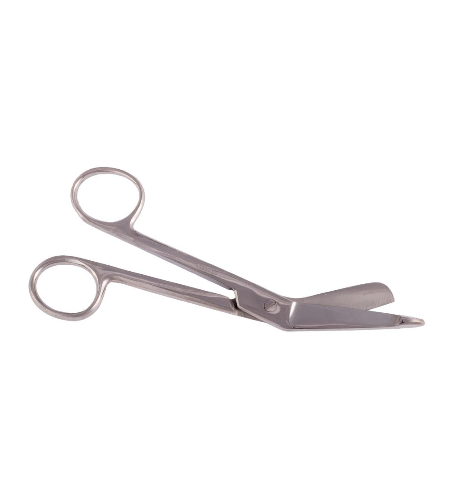 Bandage scissors silver LEFT HANDED with FREE ENGRAVING