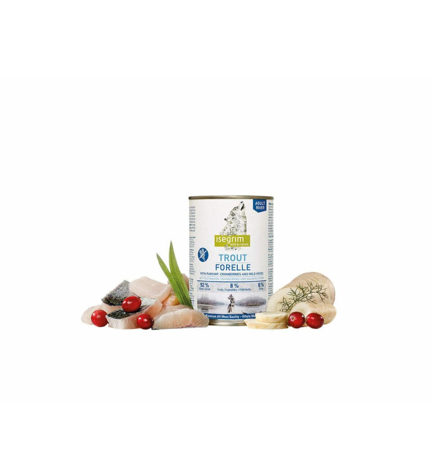 ISEGRIM Chirivia cranberries and wild herbs 400 g Dog