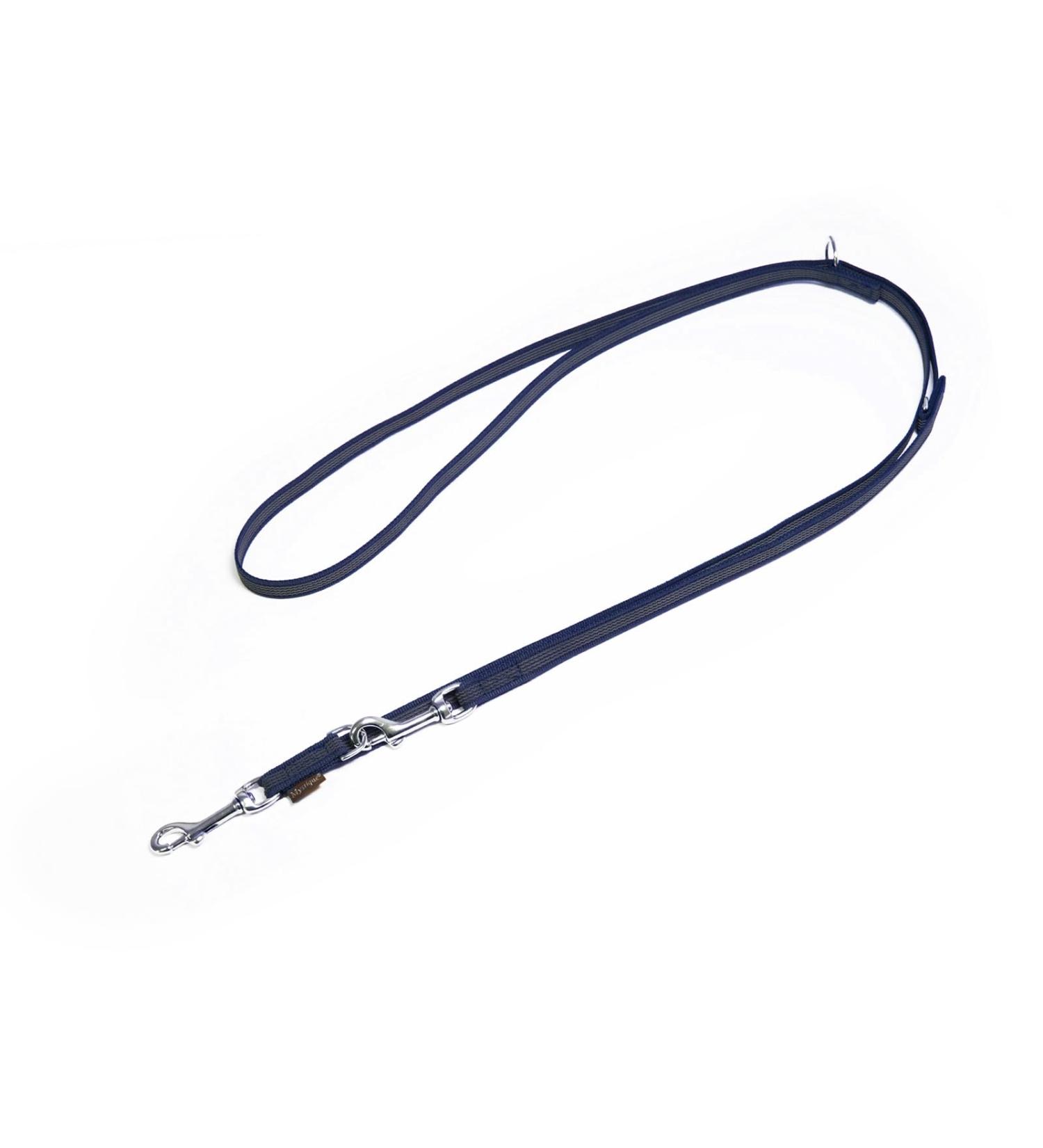 Mystique Rubberized Leash 20mm Standard Carabiner royal blue 2.5m 2.5m royal blue