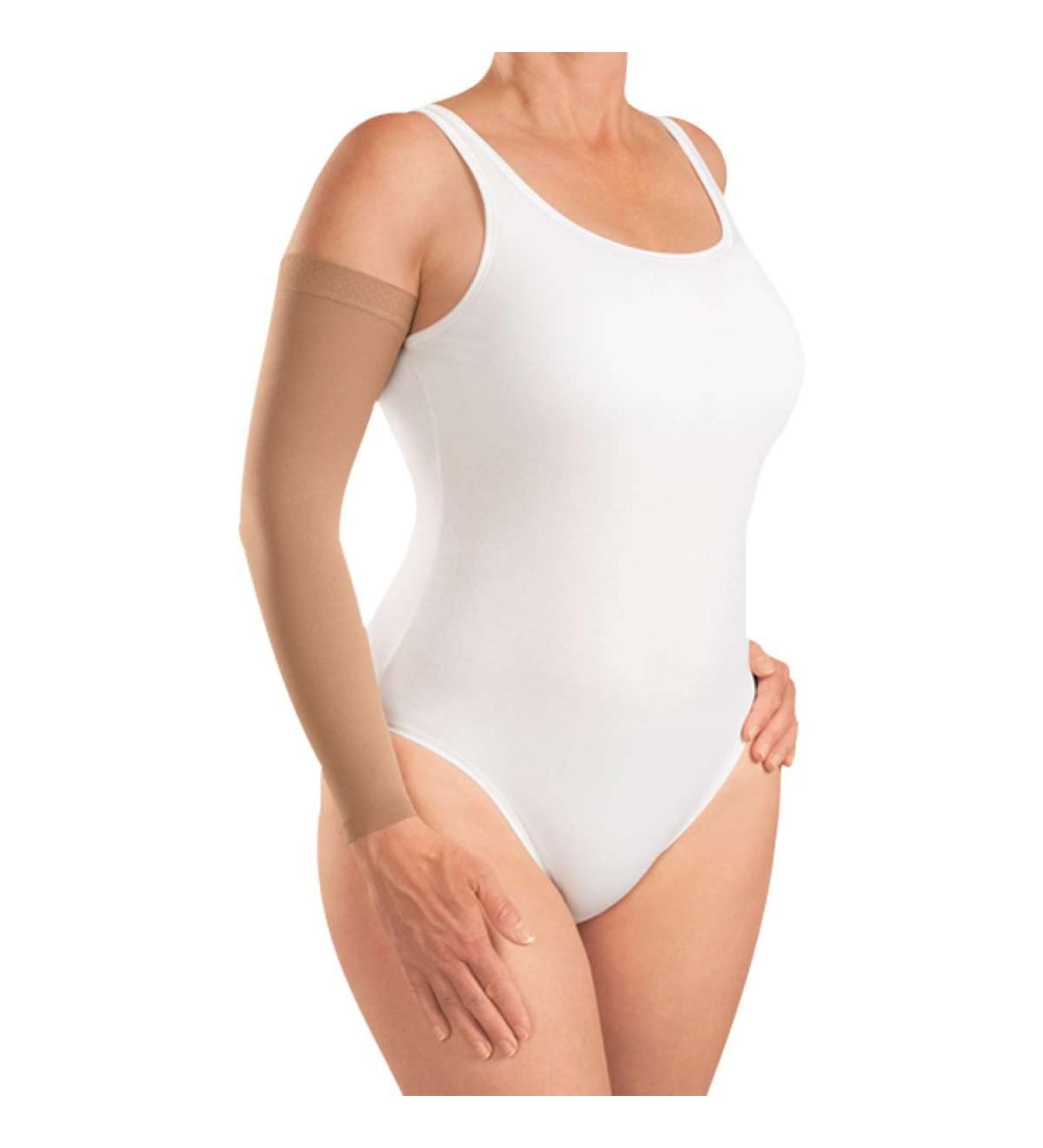 Medi Mediven Wasserstern sleeve CCL1 CG Extra Harmony very tight with band brown (caramel) III