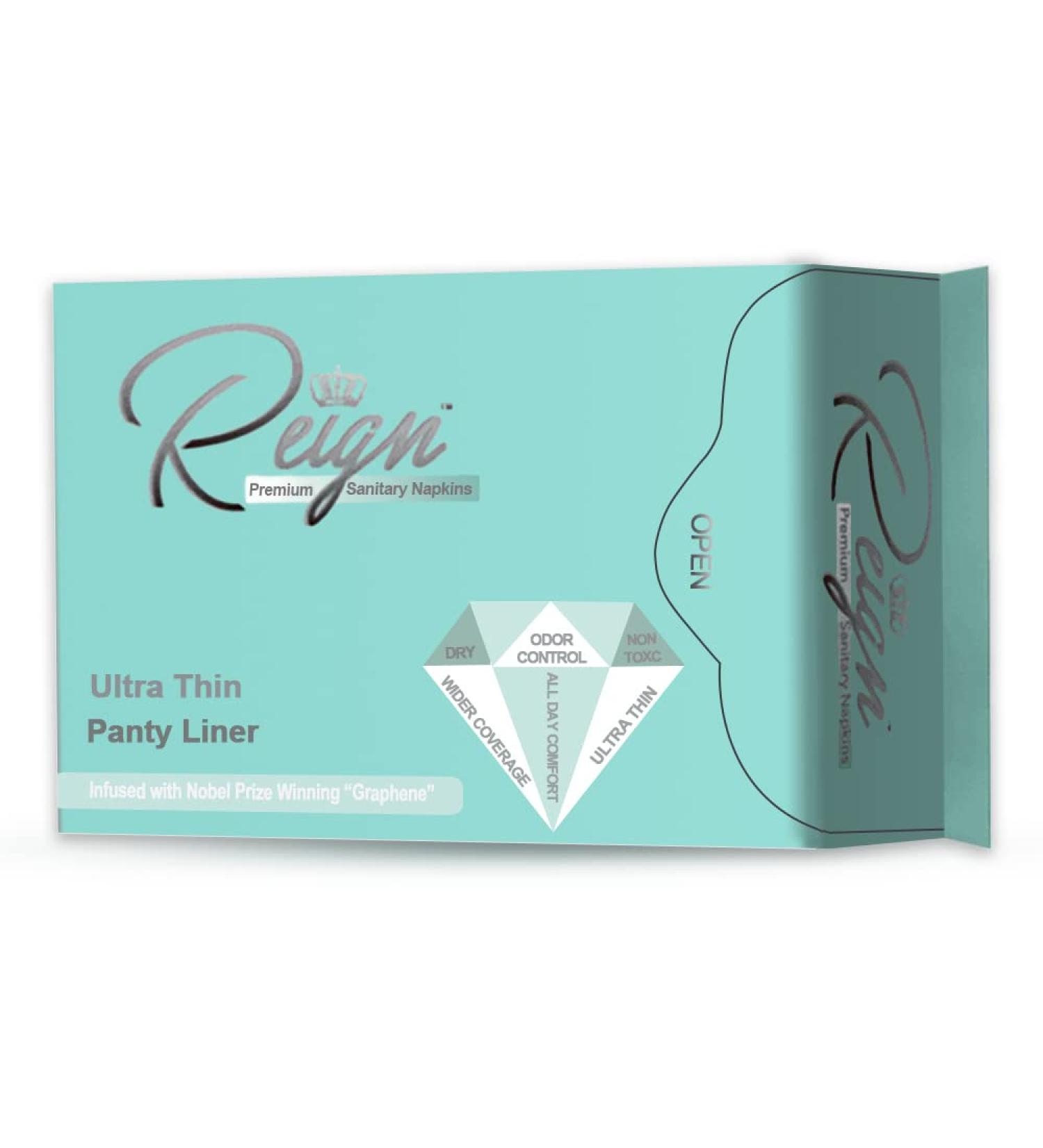 Reign Premium Ultra Thin Menstrual Pads - 30 Count Pack for Women - Buy Online on GoSupps.com