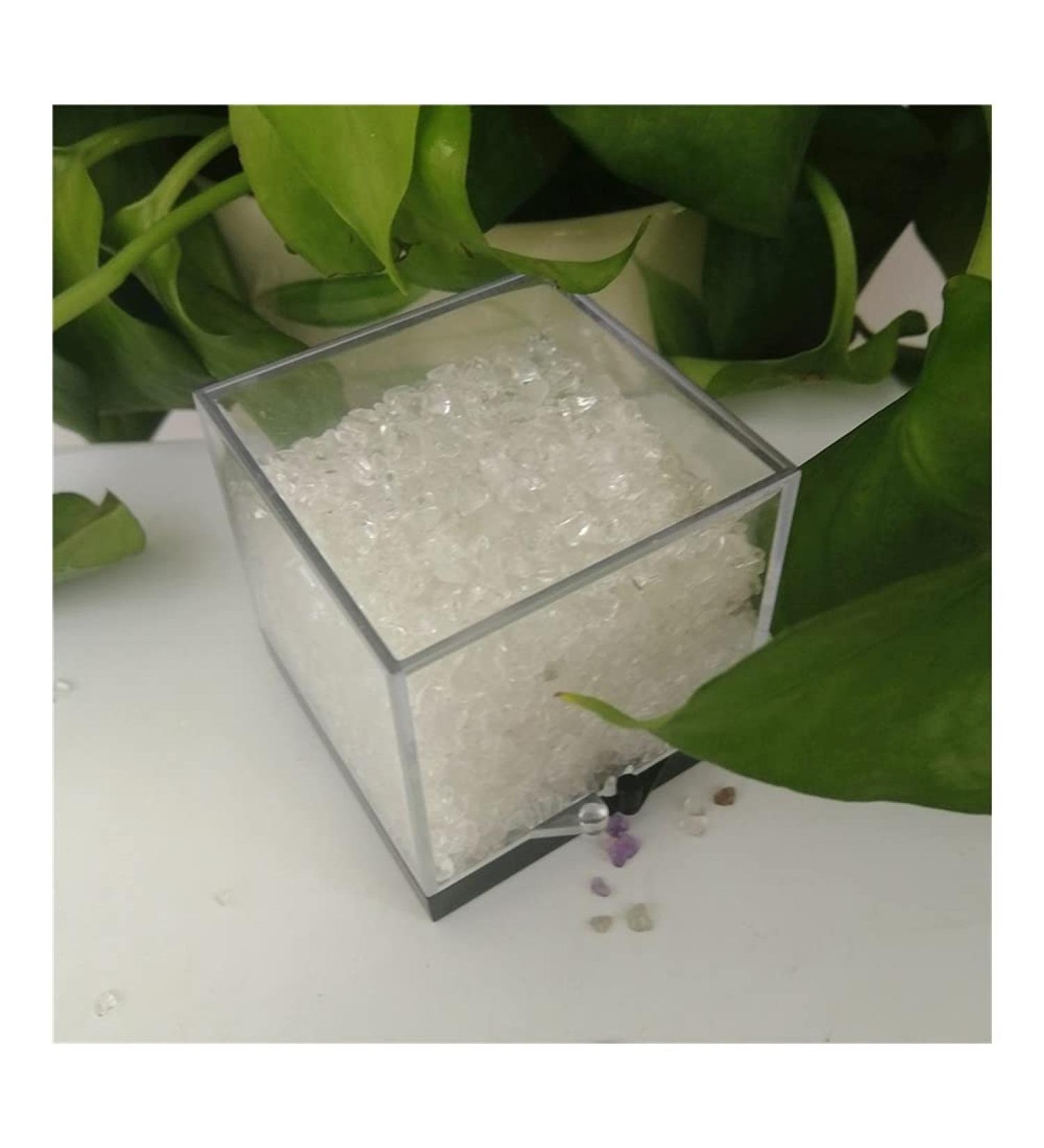 QPYD Crystal Meditation Healing - Natural White Quartz Chips for Meditation & Wellness - Buy Online on GoSupps.com