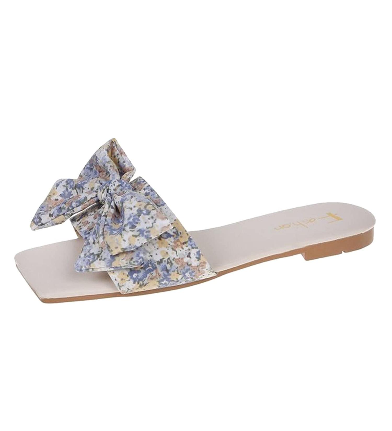 Shop HSYHKDSY Women's Summer Flat Sandals - Glitter Elegant Casual Comfort - Blue Size 5.5 UK - Buy Online on GoSupps.com