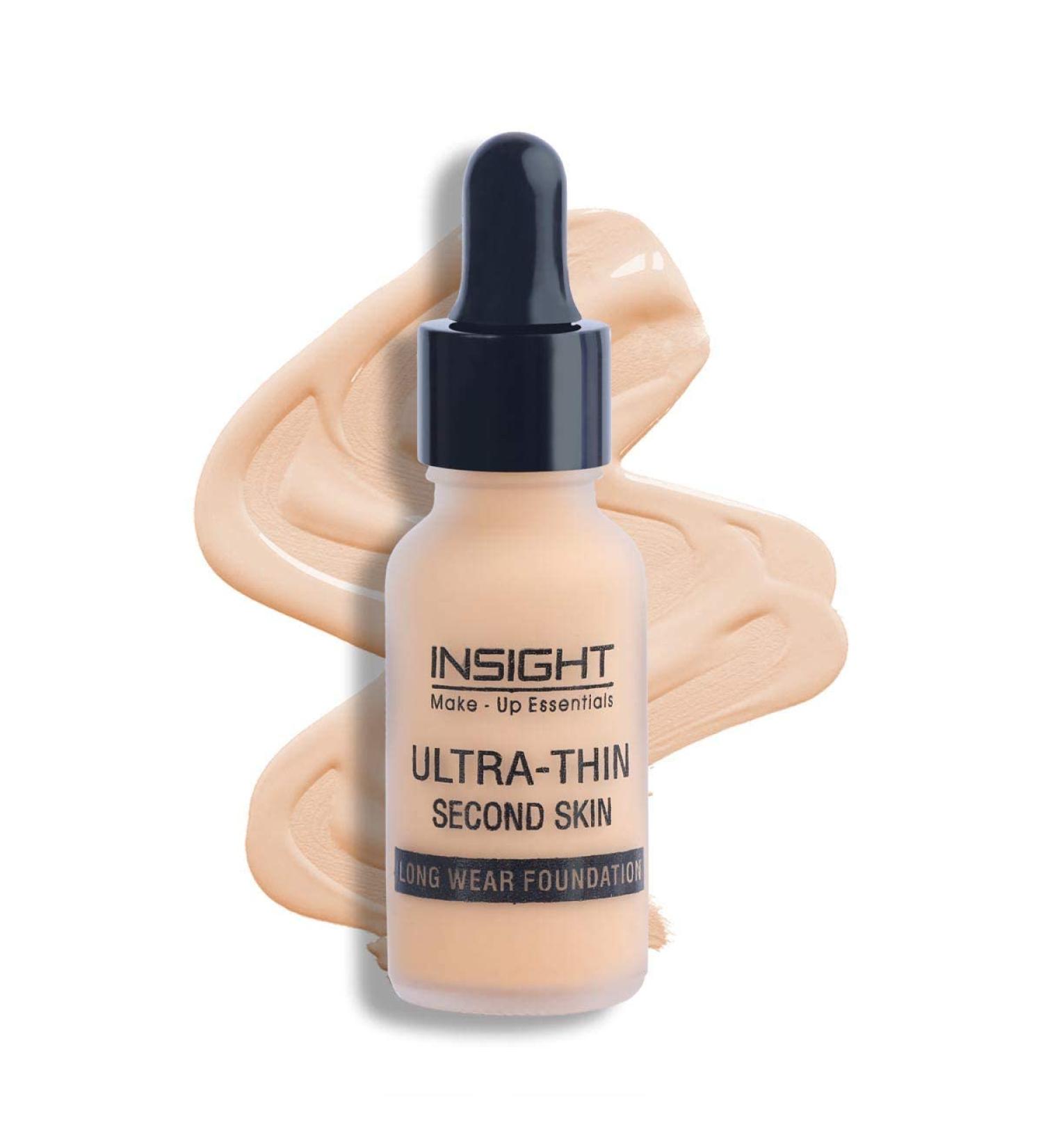 Inns-sight Cosmetics Ultra-Thin Second Skin Long Wear Liquid Foundation | Waterproof Full Coverage Long Lasting | Light Oil Free Face Makeup| 20ml(FD28-03) - Buy Online on GoSupps.com