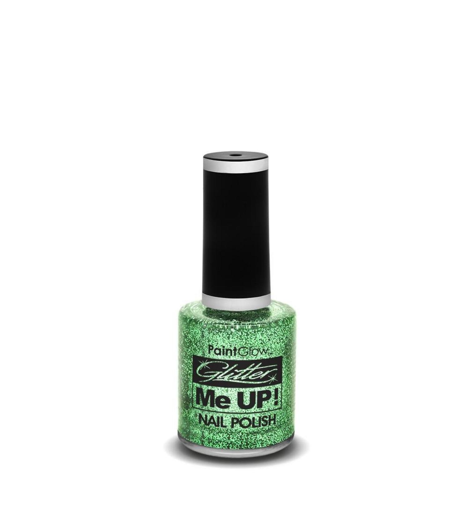 PaintGlow Glitter Nail Polish Green 12ml