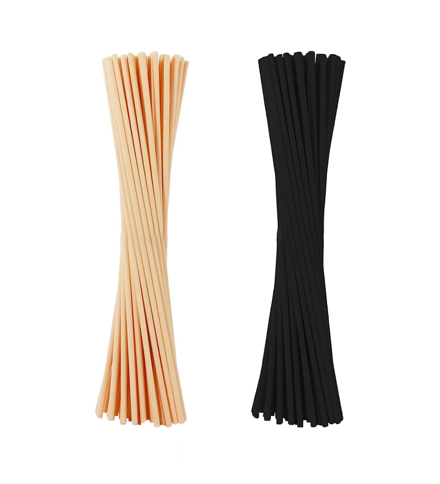 Daiuni Rattan Sticks for Room Fragrance | 50-Pack Aroma Diffuser Sticks - 20cm x 3mm | Essential Oil Reeds for Home Office Spa & Hotel - Buy Online on GoSupps.com