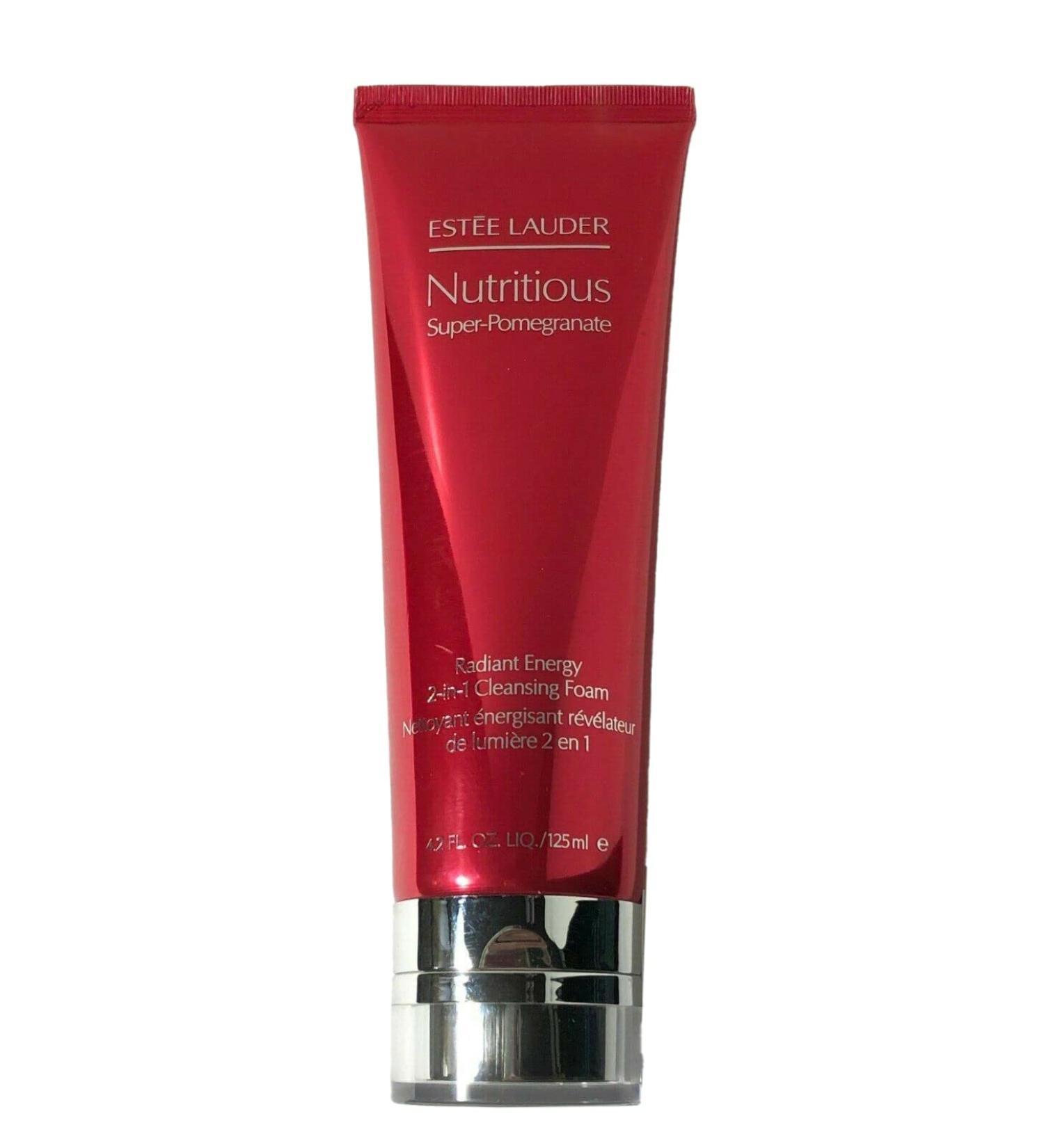 Estee Lauder Nutritious Super-Pomegranate 2-In-1 Cleansing Foam - 4.2 Fl Oz - Buy Online on GoSupps.com