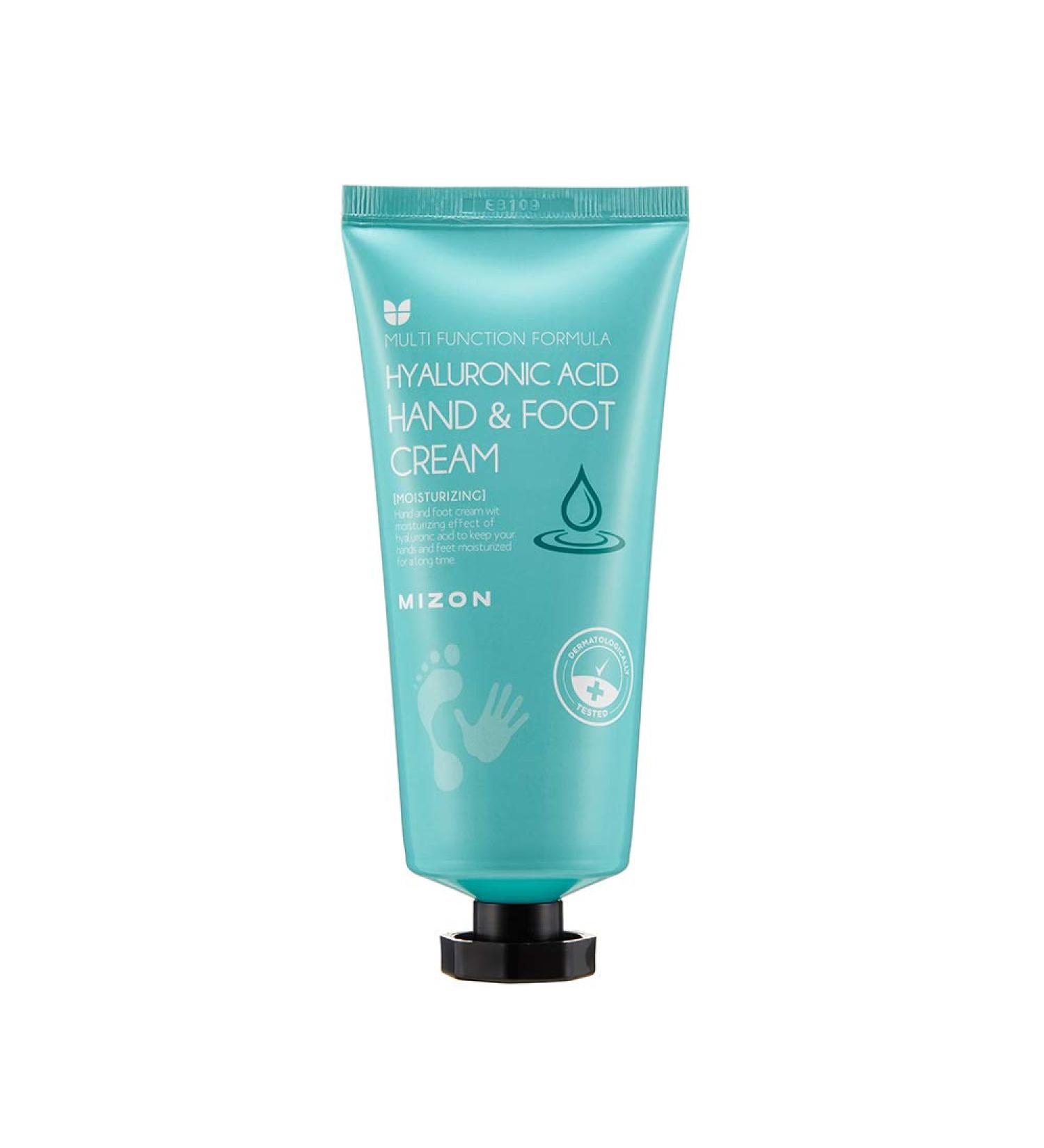 MIZON Hyaluronic Acid Hand Cream for Dry Cracked Skin - Instant Hydration, Light & Non-Greasy Formula - 100ml - Buy Online on GoSupps.com