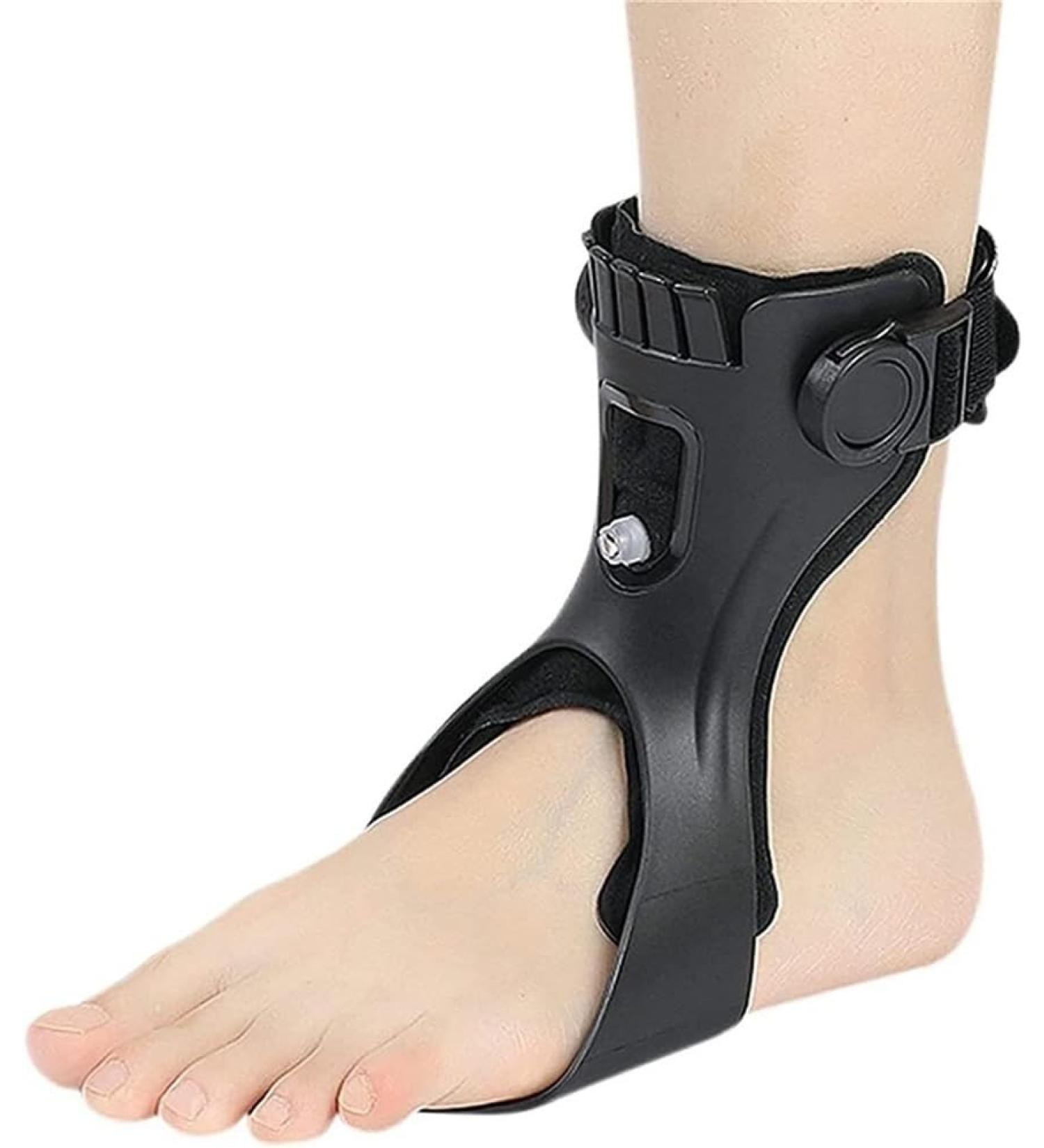 Drop Foot Brace Orthosis - Inflatable Ankle Support for Hemiplegia & Stroke - Adjustable Left & Right Foot Stabilizer - Buy Online on GoSupps.com