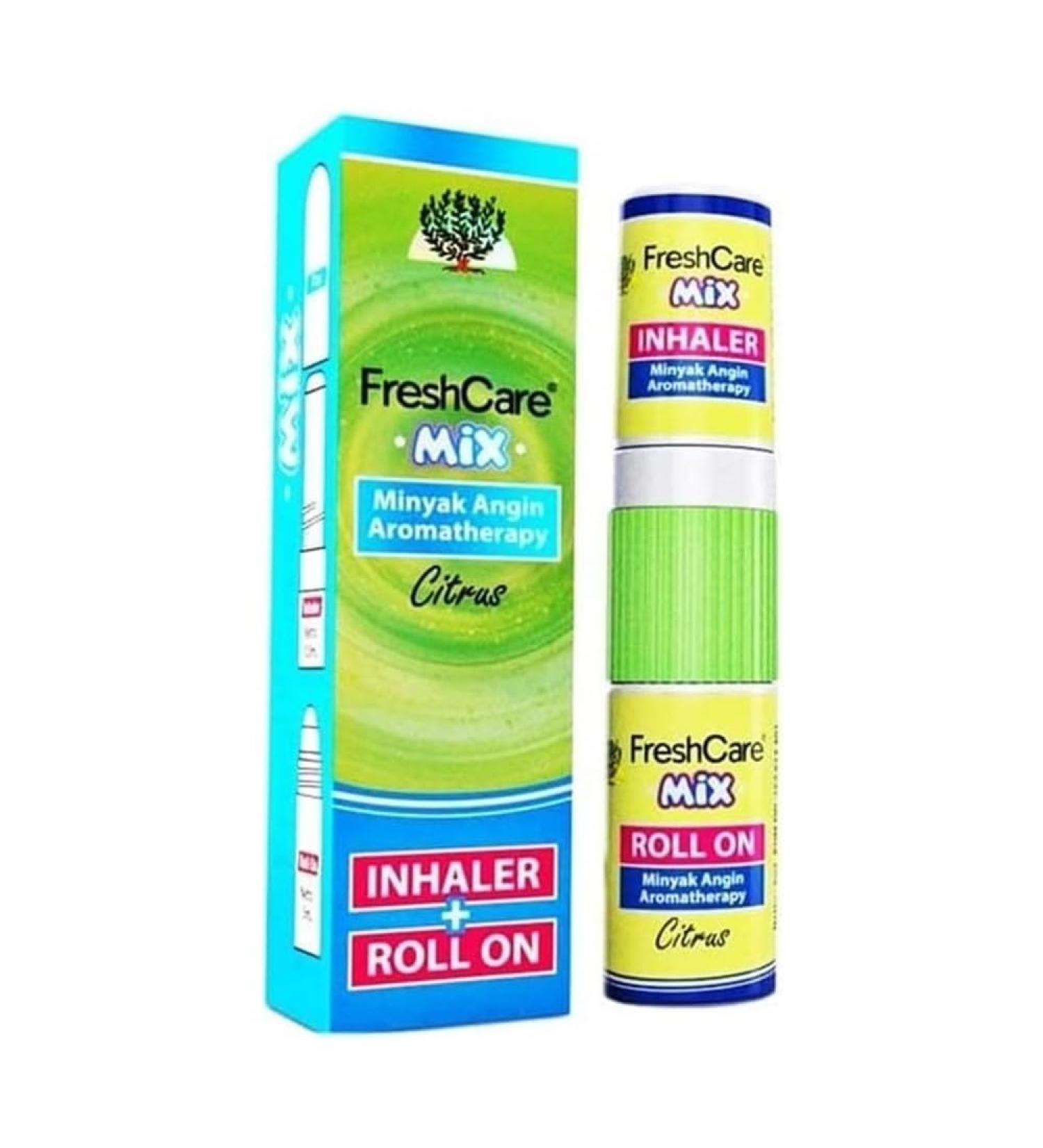 Fresh Care Mix Roll on 5ml + Inhaler 0.8ml Citrus (Pack of 1) - Buy Online on GoSupps.com