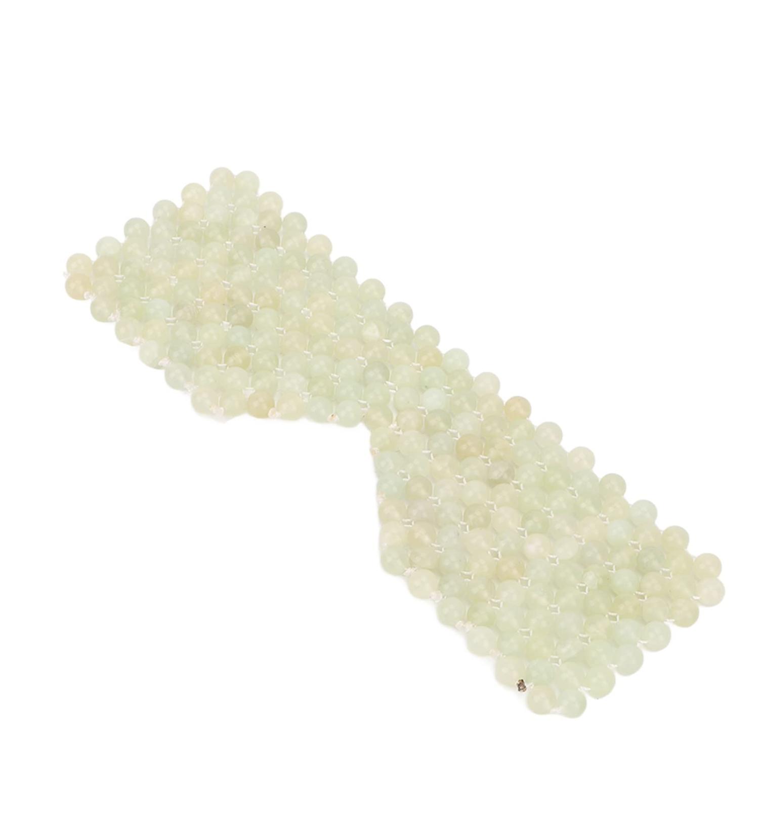 Ververt Touch Eye Care Jadestone Blindfold Eye Massage Tool for Fatigue Relief Edema Reduction & Sleep Promotion | Light Green - Buy Online on GoSupps.com