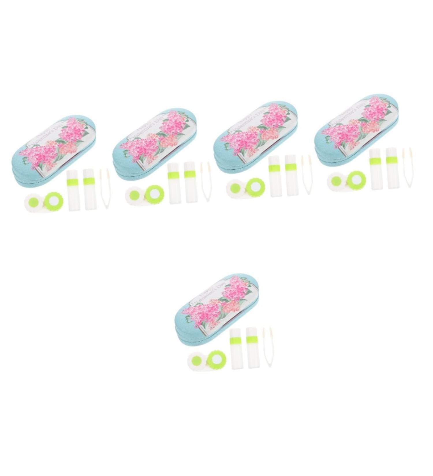 Shop JECOMPRIS Double-Layer Glasses & Storage Case | Versatile Travel Accessories for Tweezers Breast Milk & Contact Lens Solutions International Shipping Available! - Buy Online on GoSupps.com