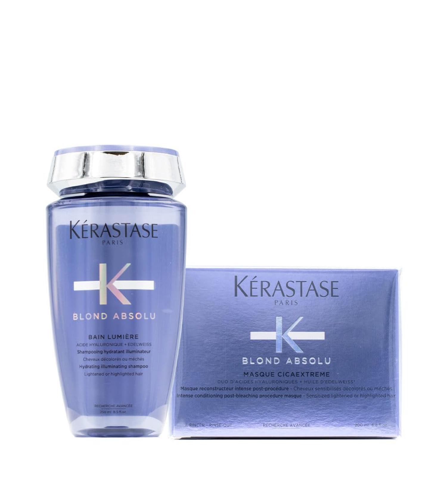 Kerastase Blond Absolu Bain Lumiere 250ml Masque Cicaextreme 200ml