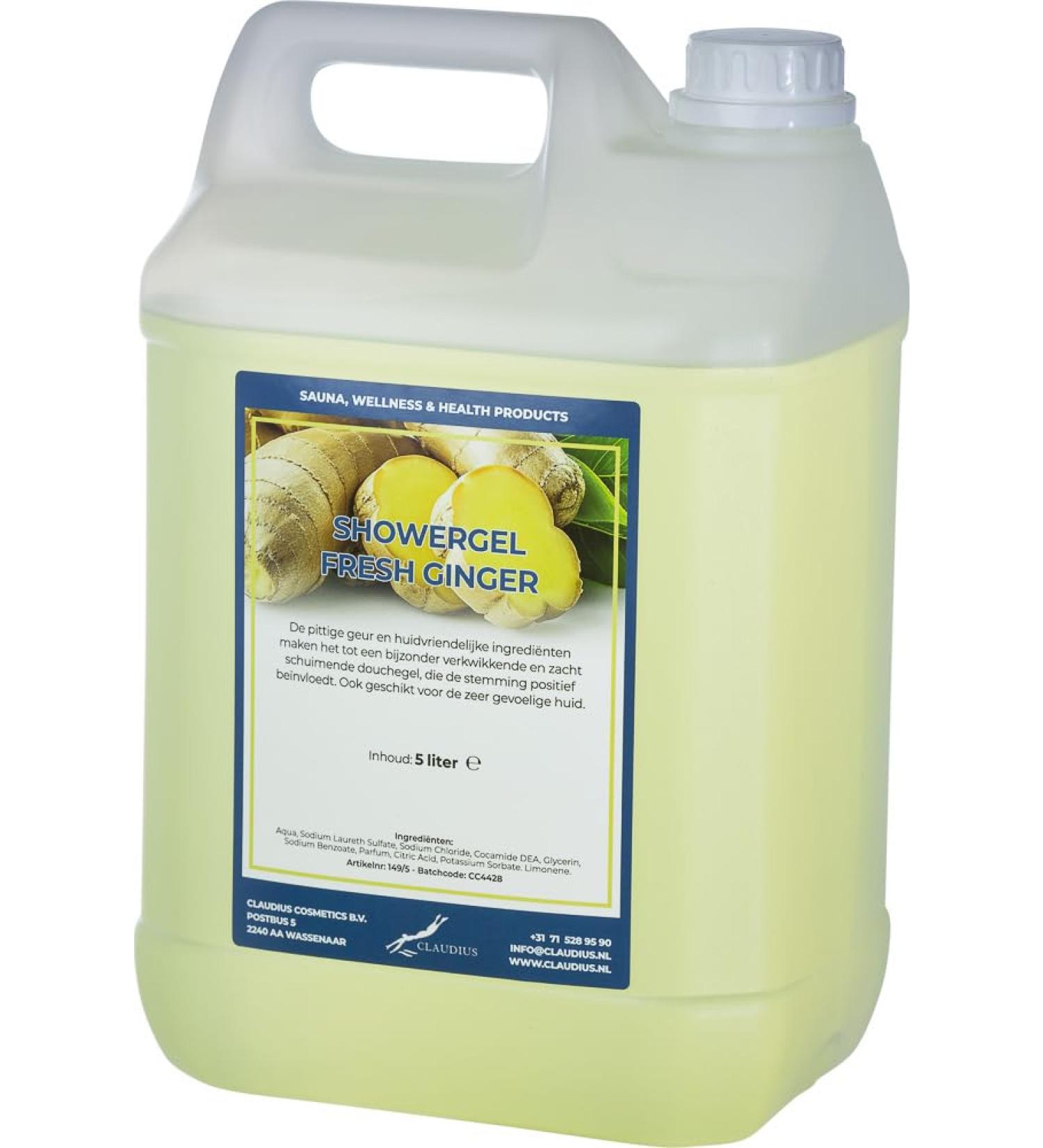 Claudius Showergel Fresh Ginger 5 liter