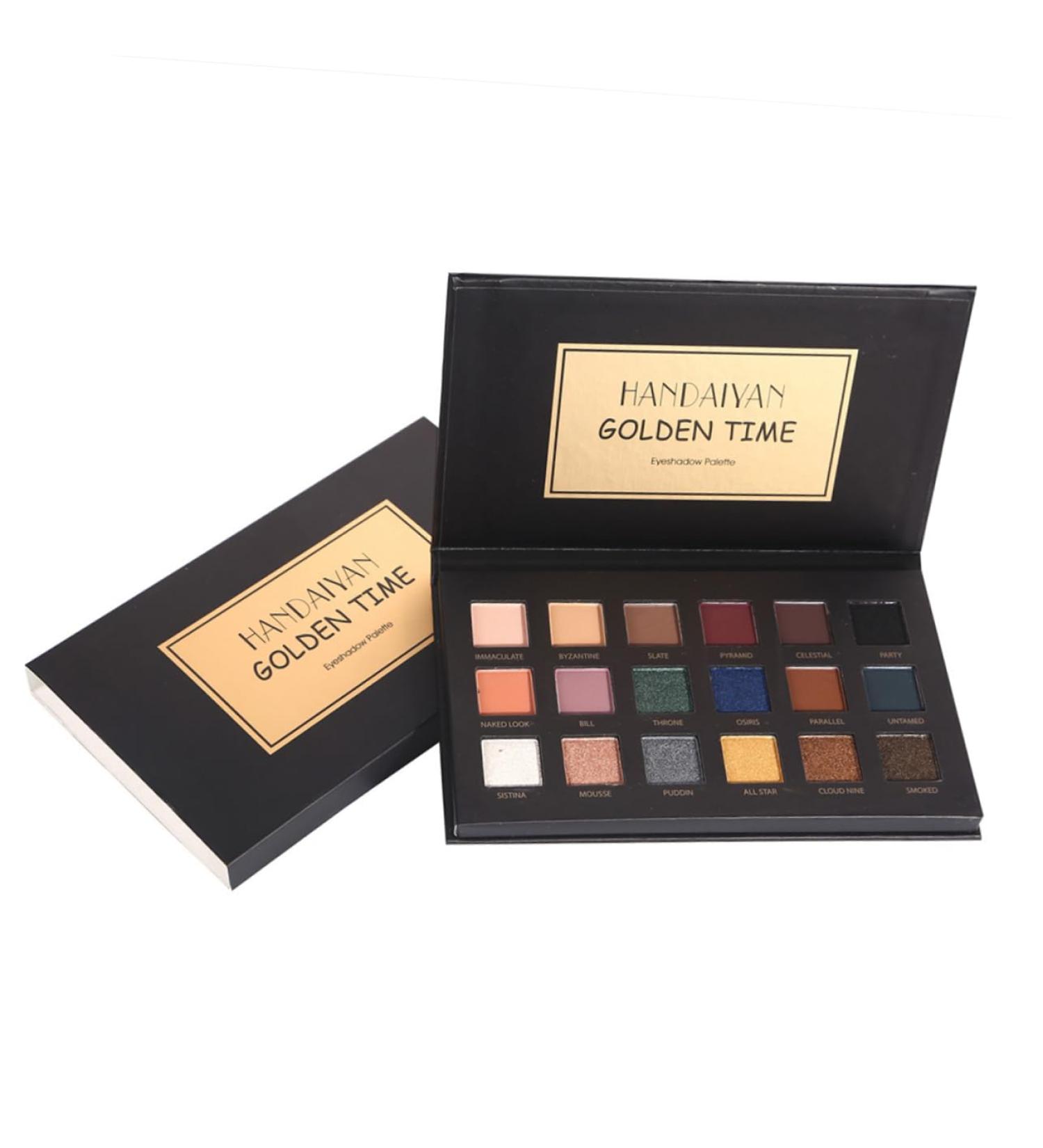 Beavorty 18 glitter eye shadows black glitter palette medium Black - Buy Online on GoSupps.com