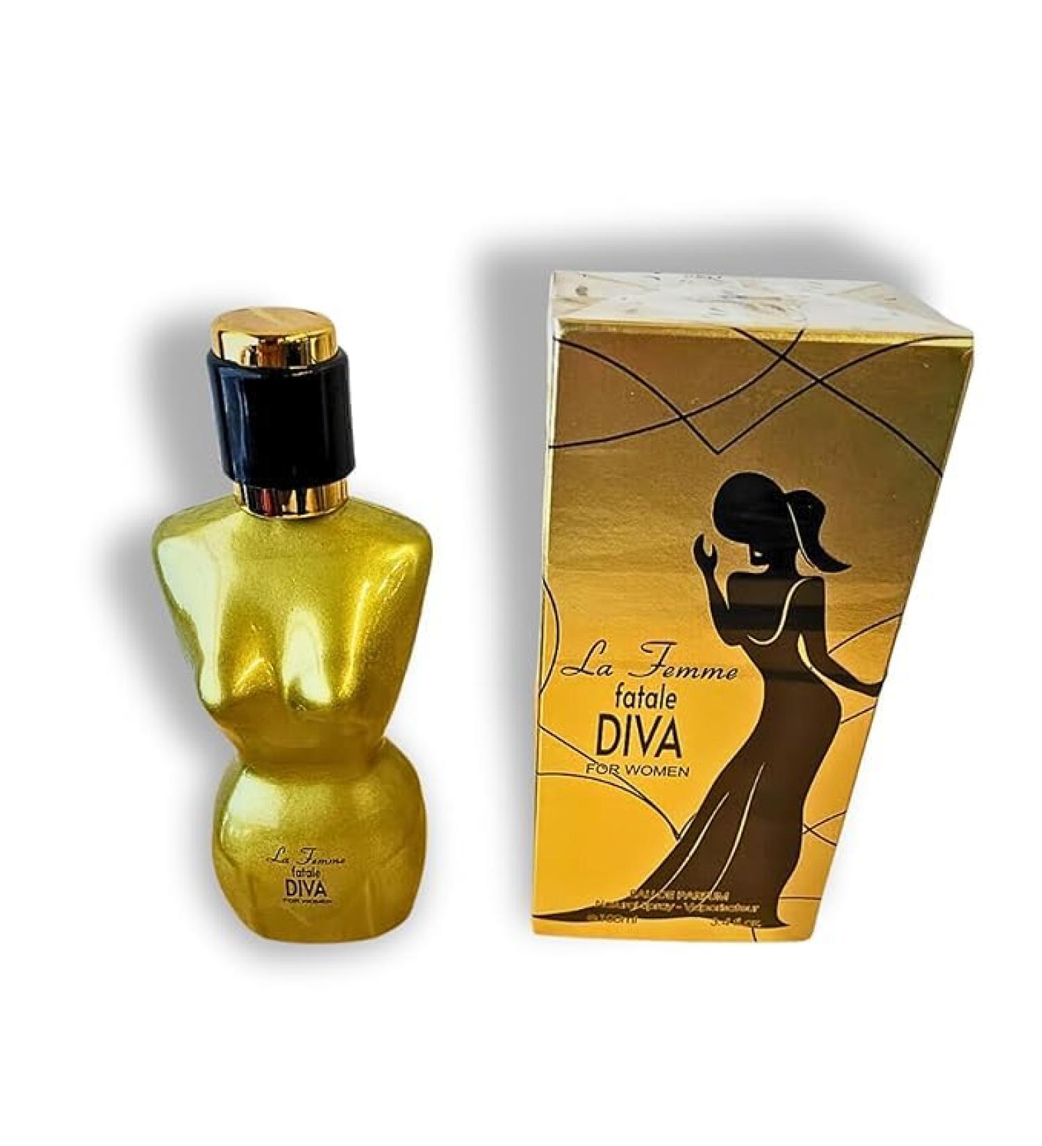LA FEMME FATALE DIVA POUR FEMME EAU DE PARFUM 3.4 FL. OZ. Amber Floral fragrance for Women. - Buy Online on GoSupps.com