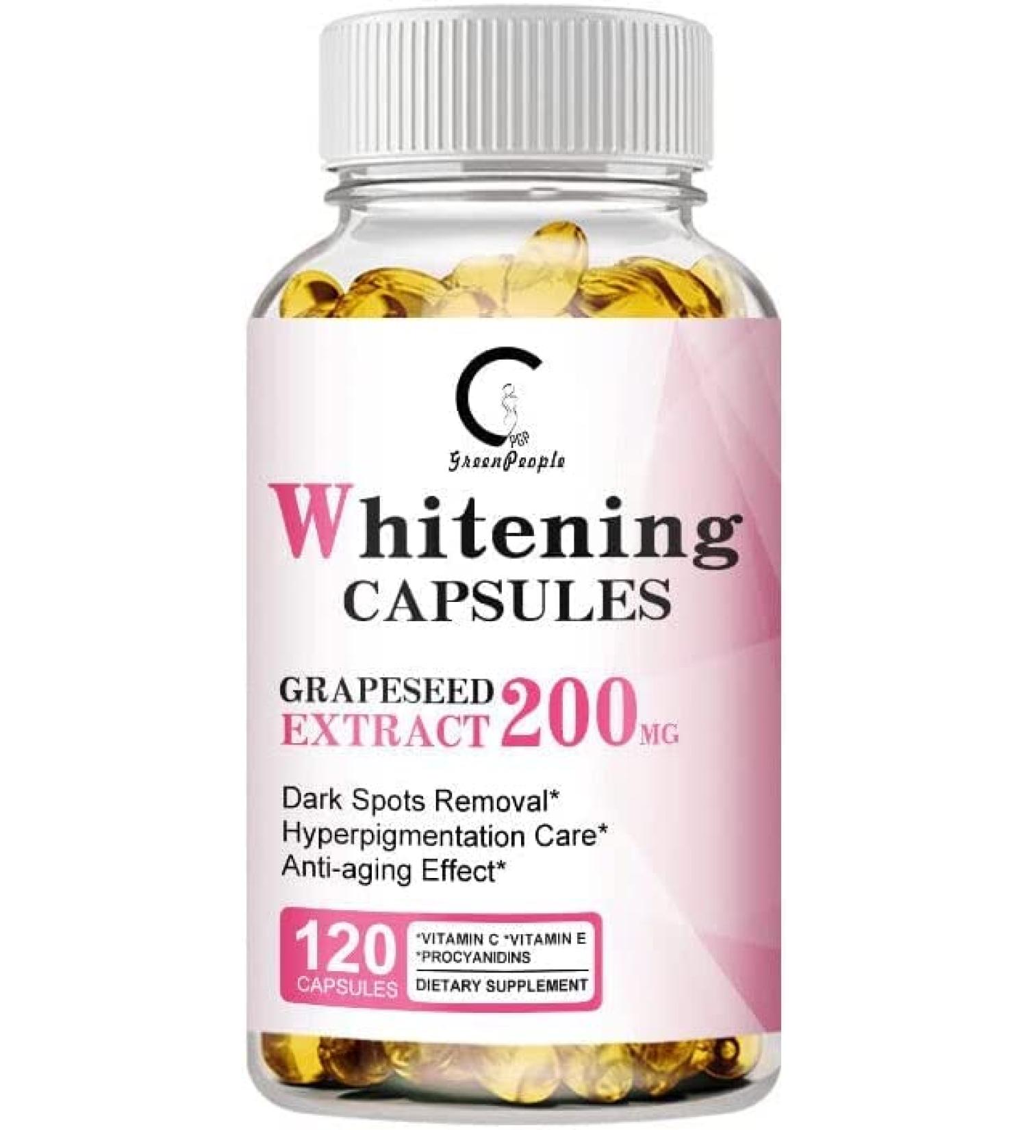 VEBA Whitening Capsules - Dark Spot & Acne Scar Remover | Vegan Skin Bleaching with Anti-Aging & Antioxidant Benefits - Buy Online on GoSupps.com